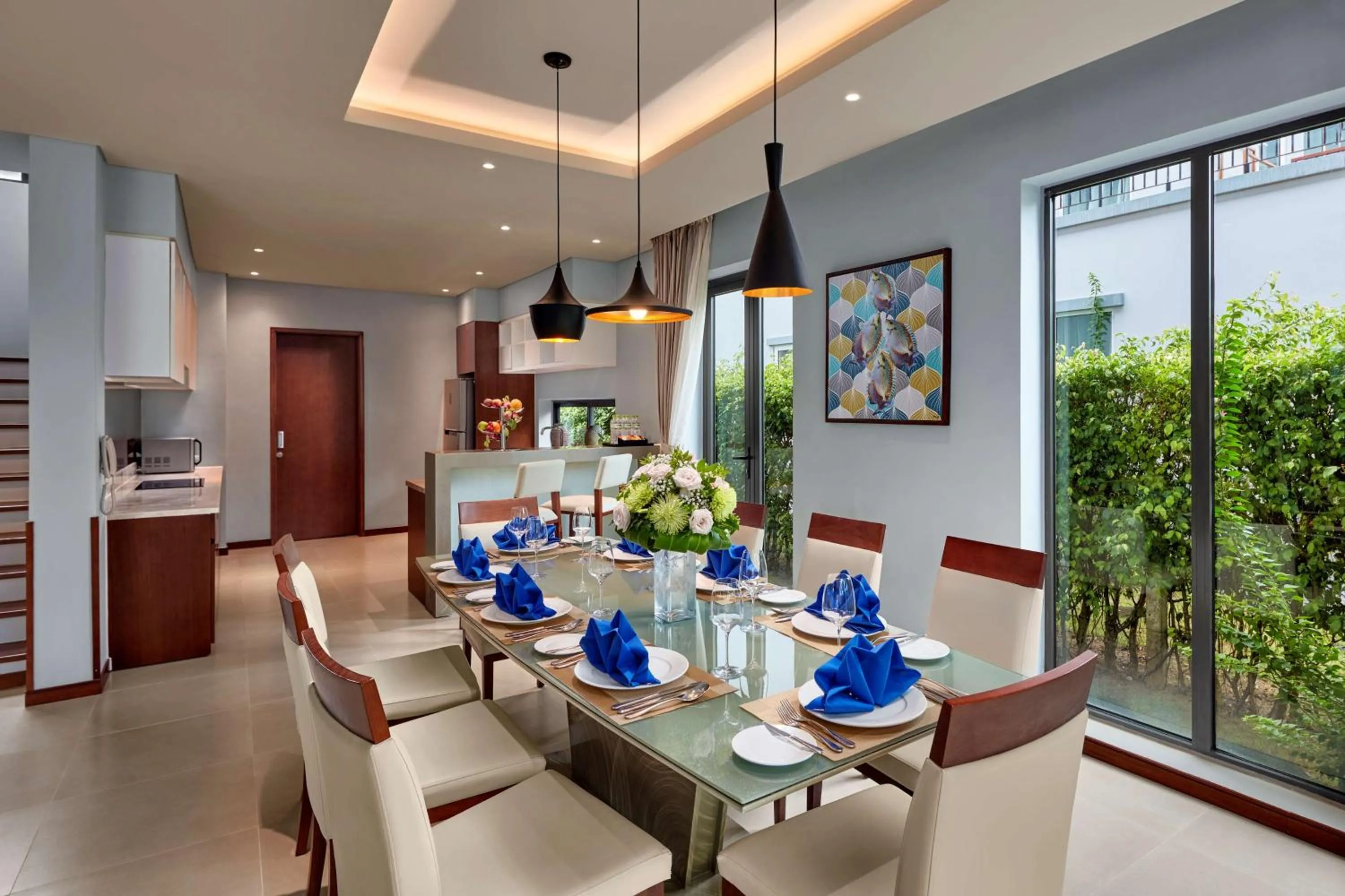 Kitchen or kitchenette in Best Western Premier Sonasea Villas Phu Quoc