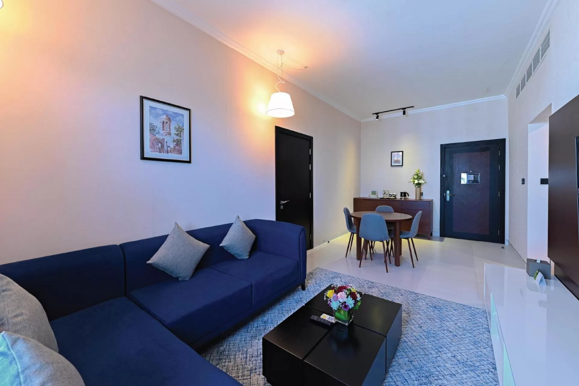 Seating area in TIME Asma Hotel