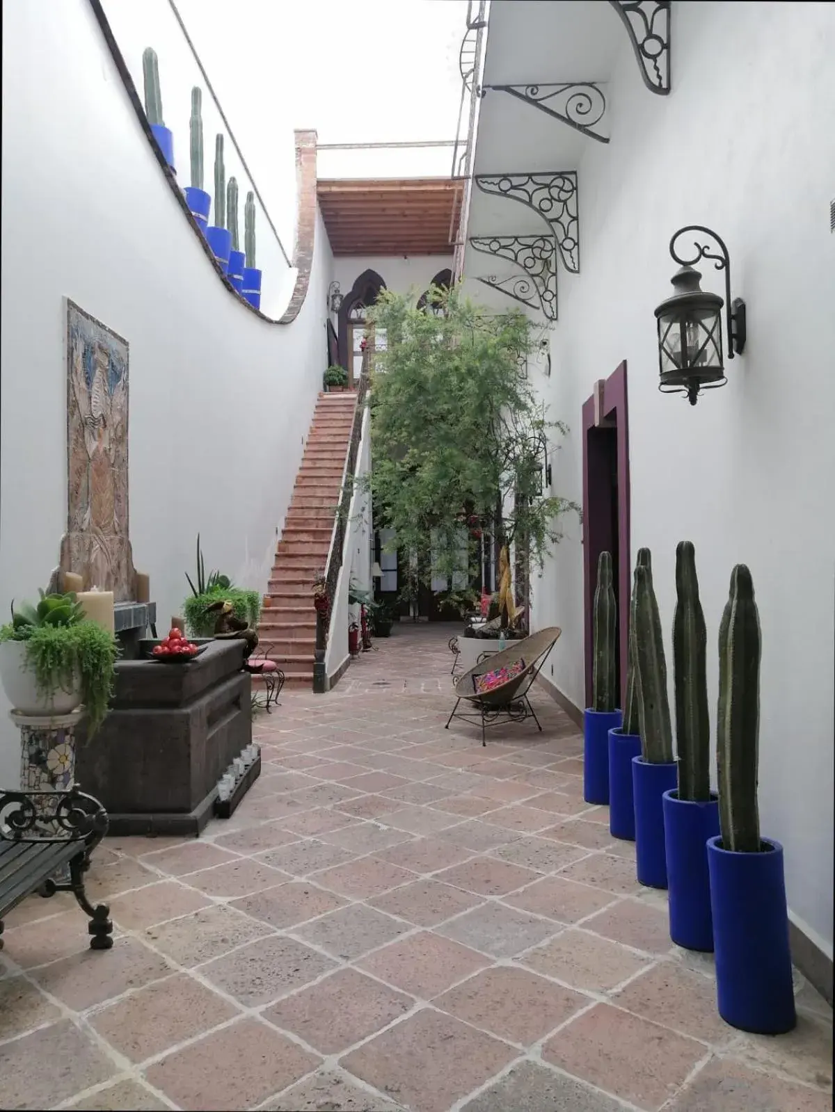 Patio in El Serafin Hotel Boutique