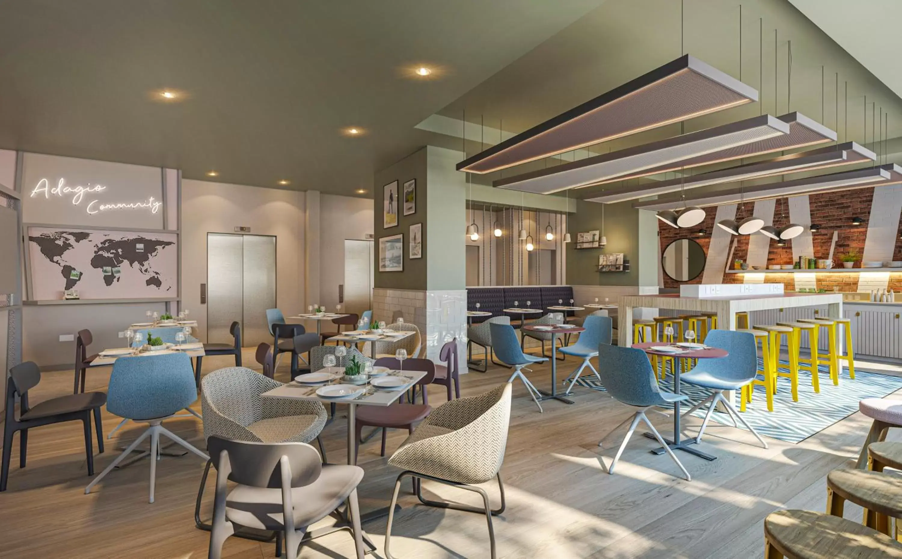 Lobby or reception in Aparthotel Adagio Glasgow Central Lobby or reception in Aparthotel Adagio Glasgow Central