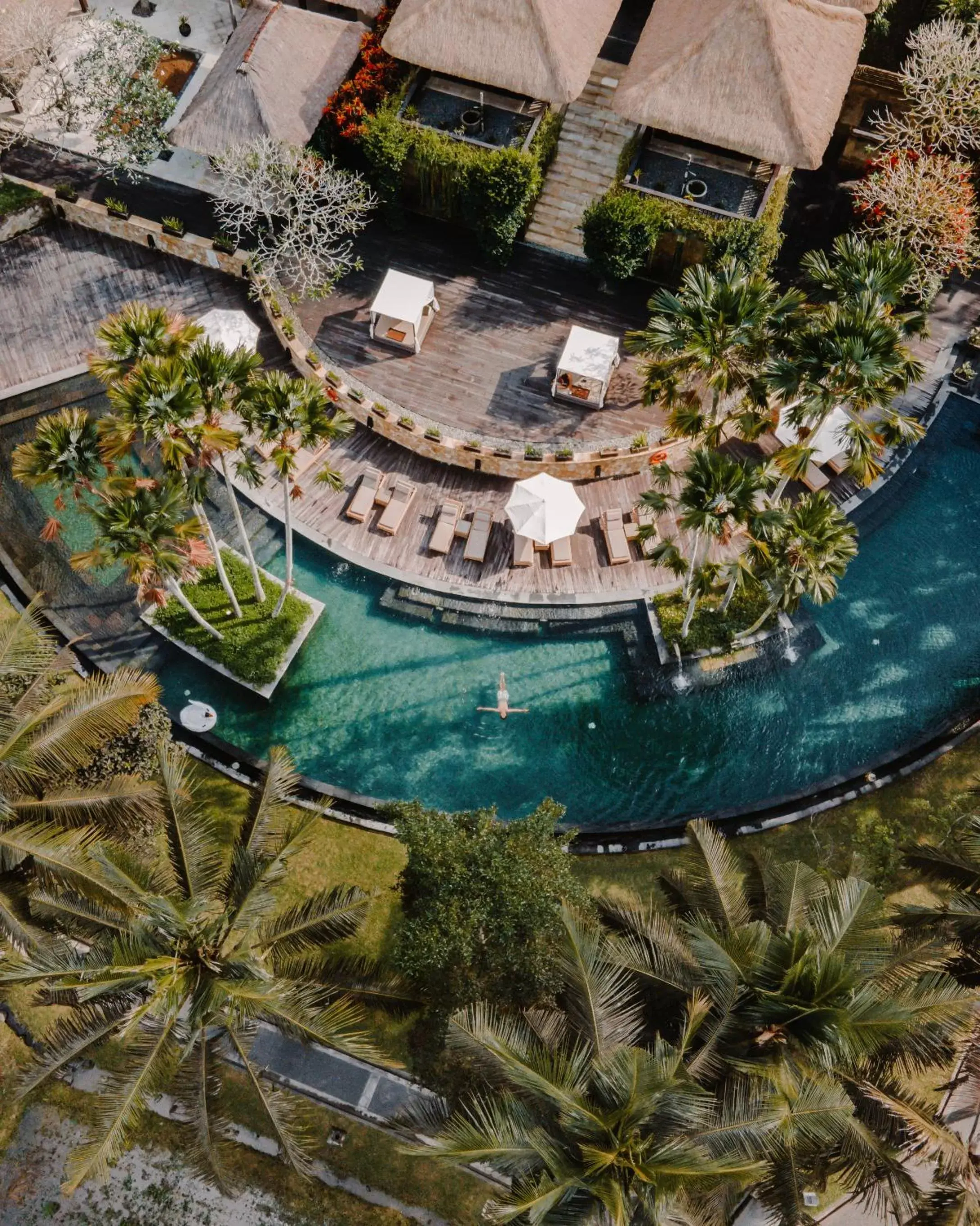 Swimming pool, Bird's-eye View in The Ubud Village Resort & Spa