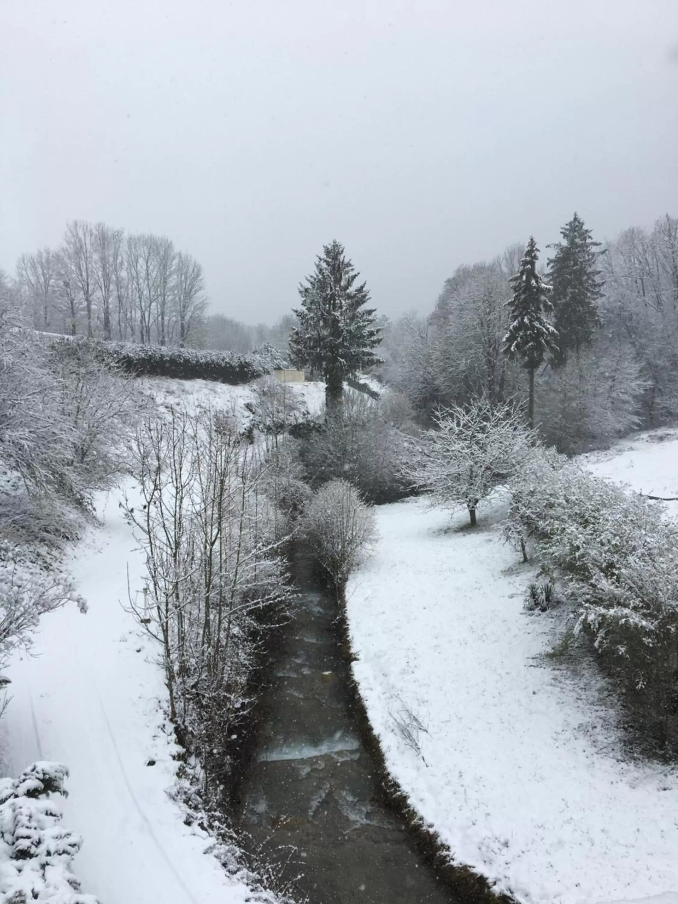 Winter in Domaine Du Moulin Vallée Heureuse