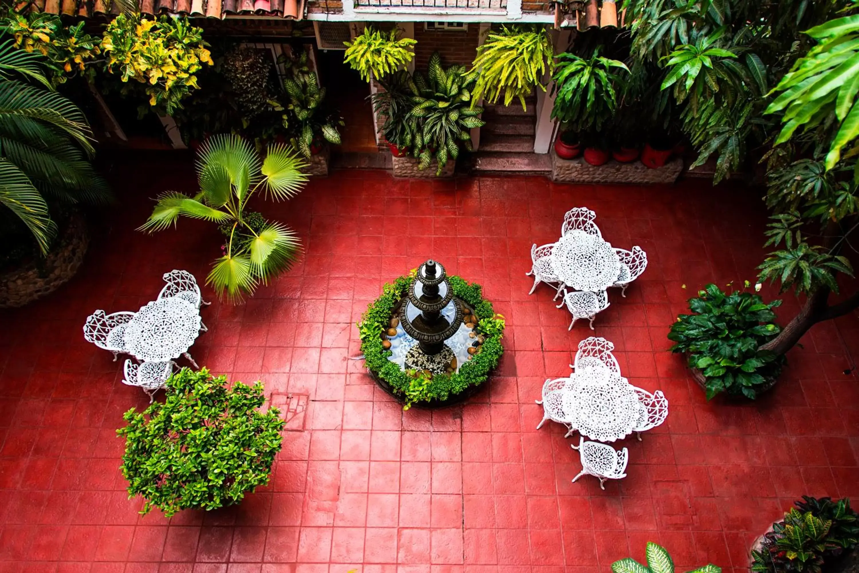 Patio in Hotel Posada De Roger