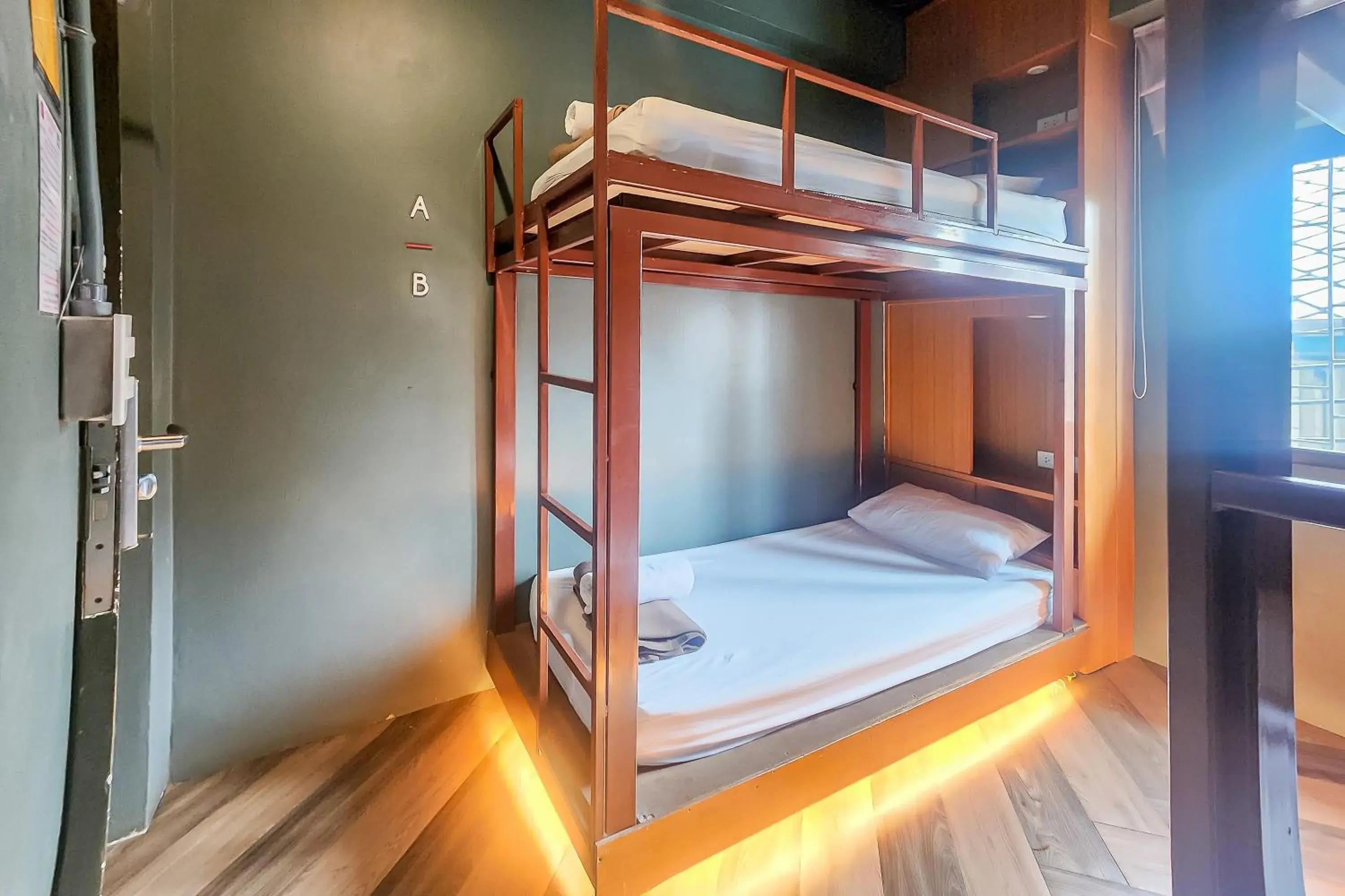 Bedroom, Bunk Bed in Loftel 22 Hostel