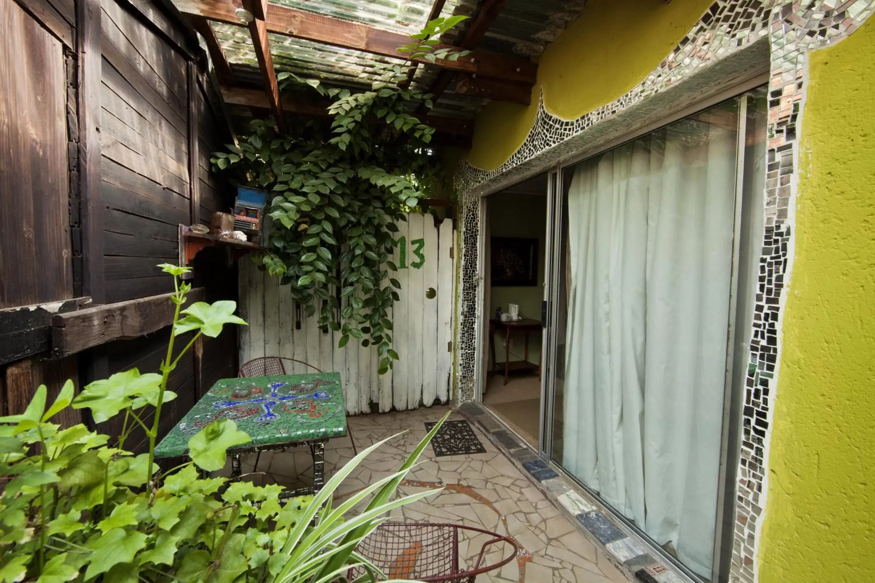 Patio in Rabbit Hole Hotel