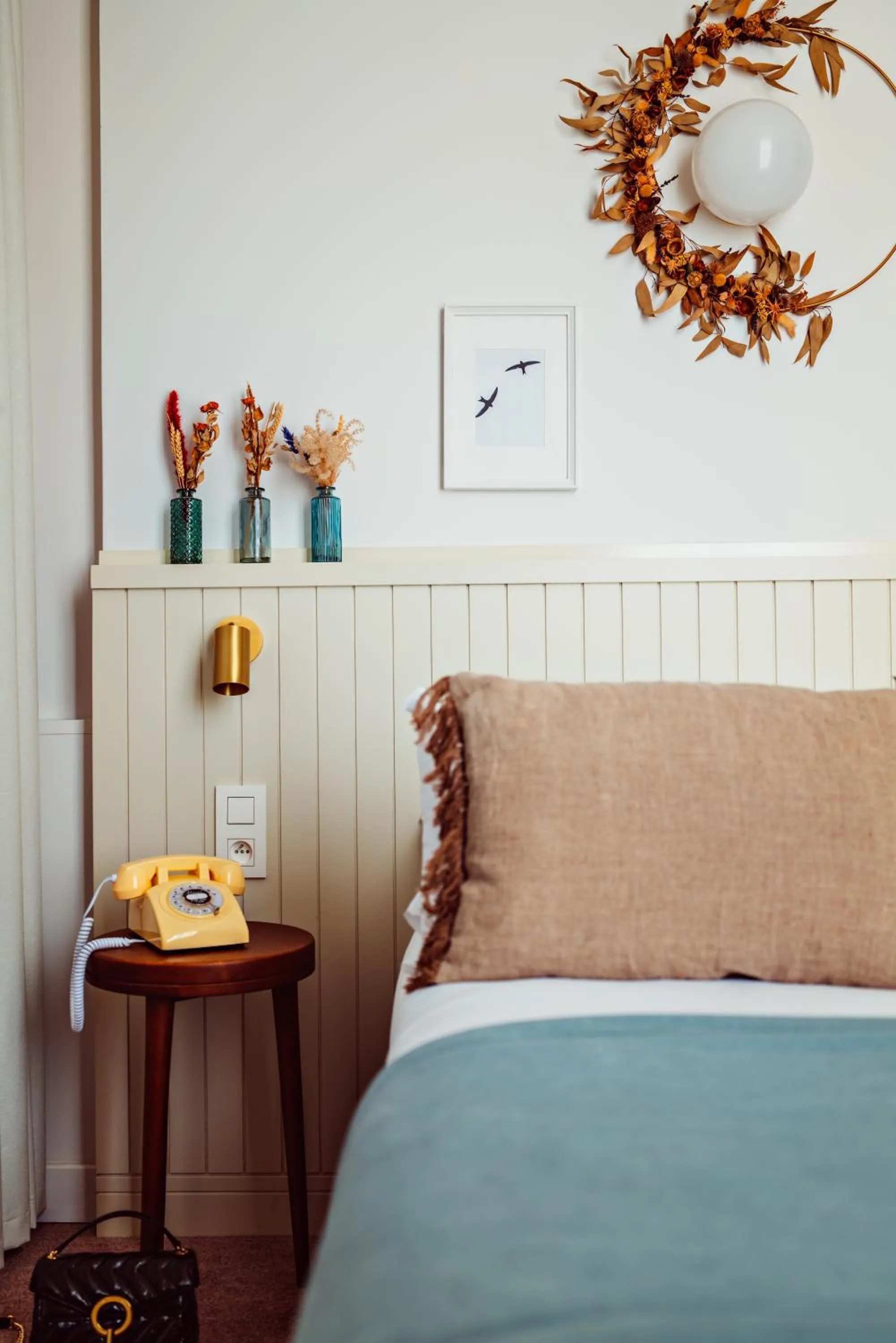 Bed in Hôtel Maison Lacassagne Lyon