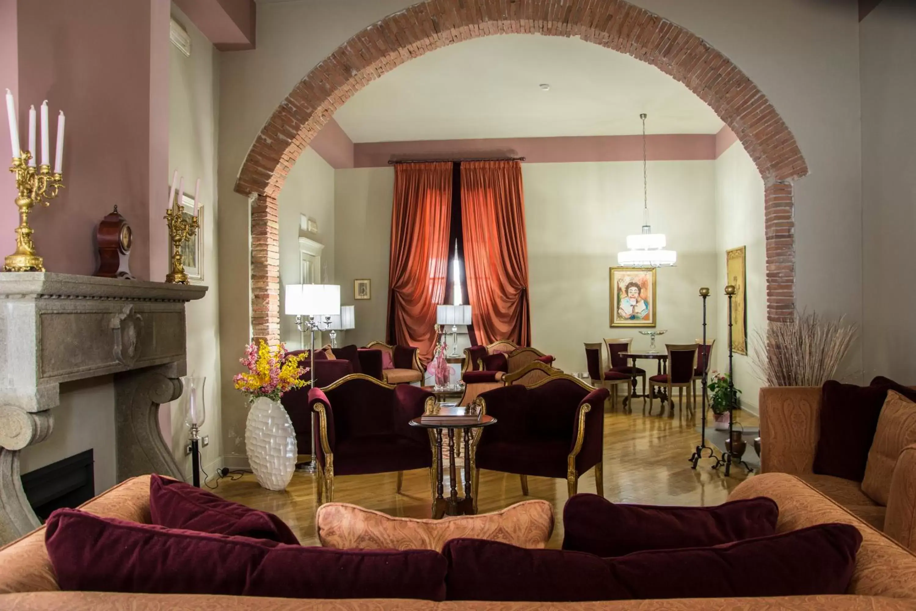 Communal lounge/ TV room, Seating Area in San Luca Palace