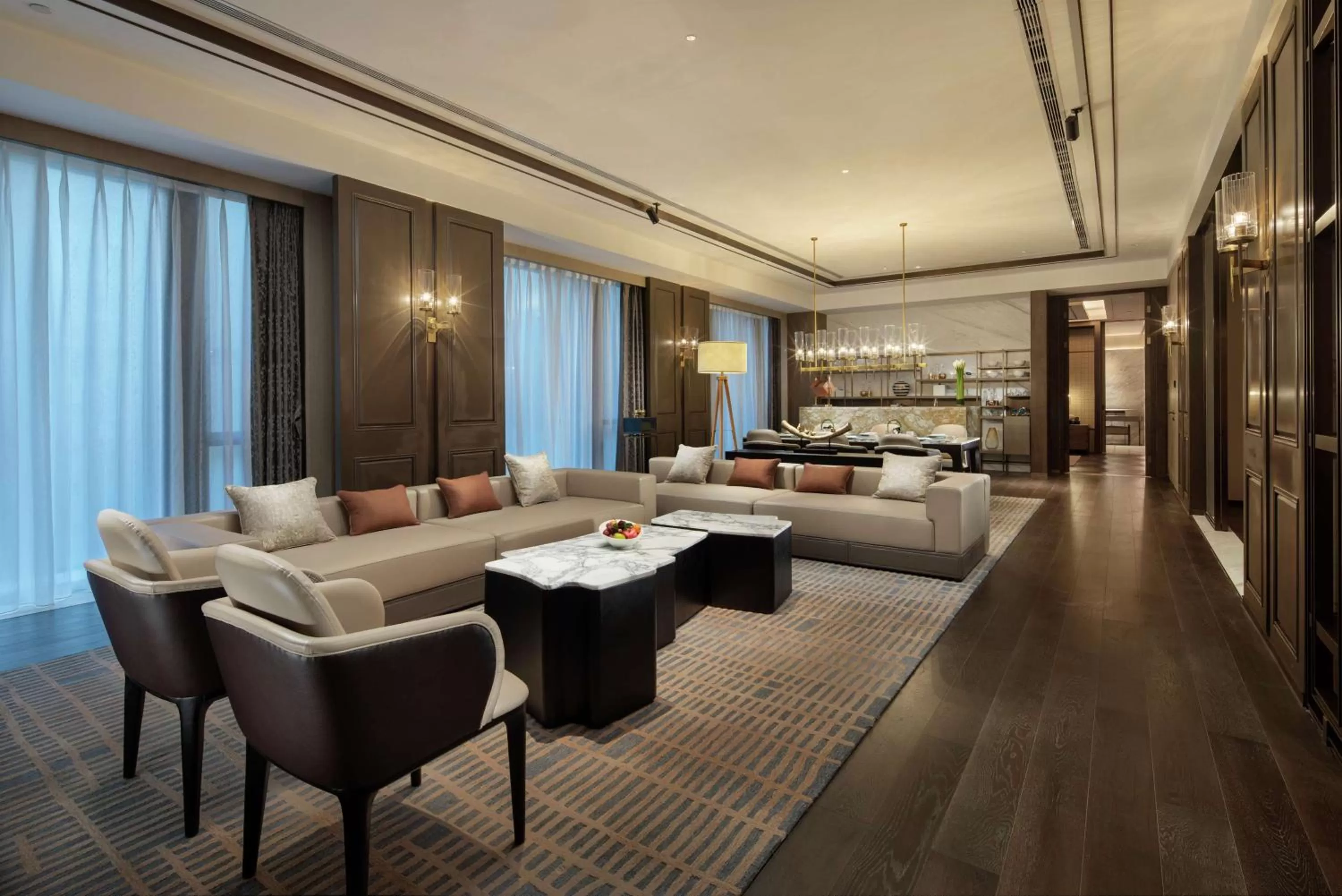 Living room in Hilton Chengdu Chenghua - Close to Panda Base and Chunxi Road