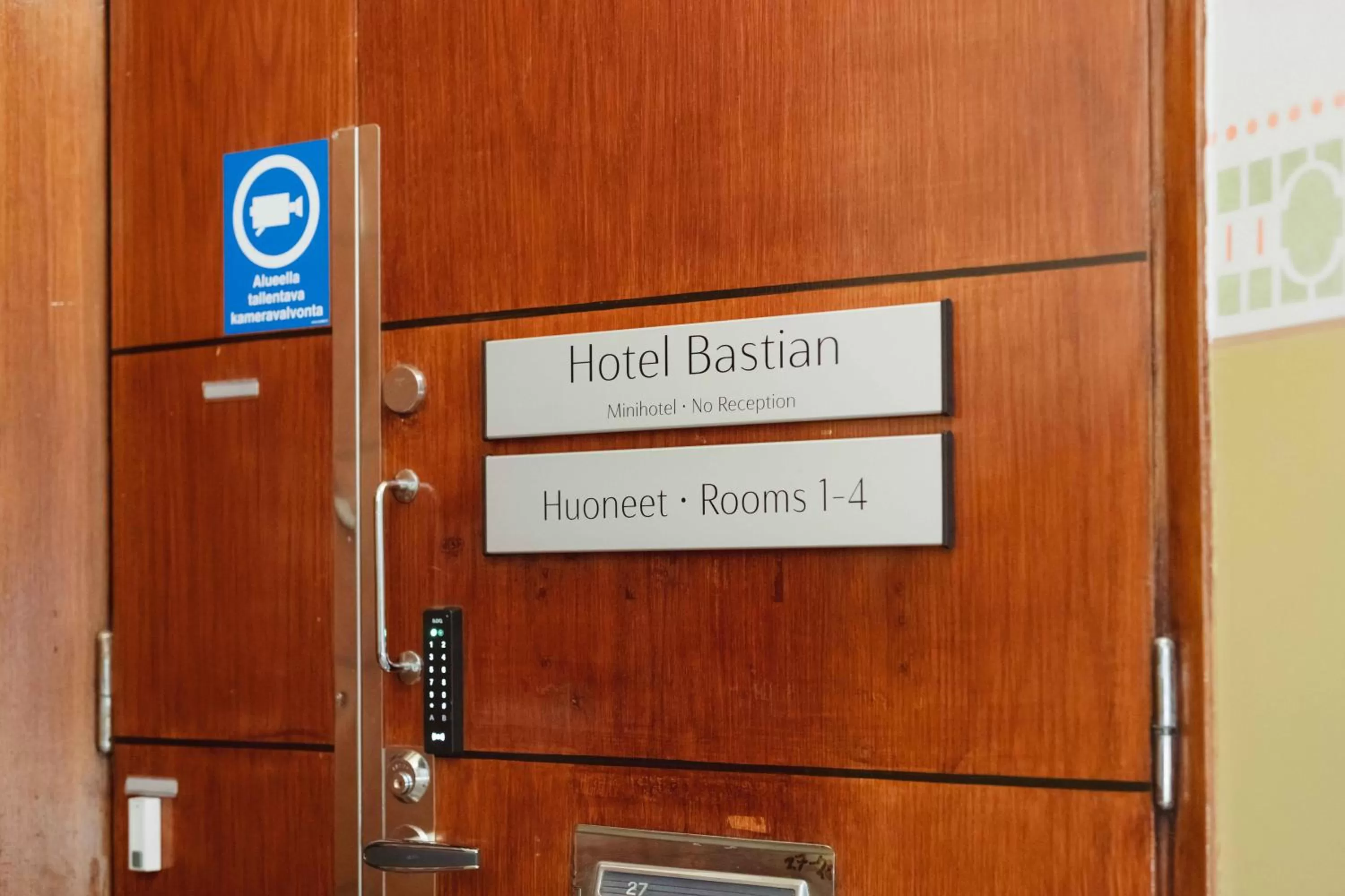 Logo/Certificate/Sign in Hotel Bastian