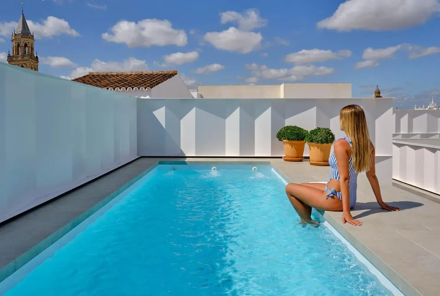 Swimming Pool in Hotel Posada del Lucero