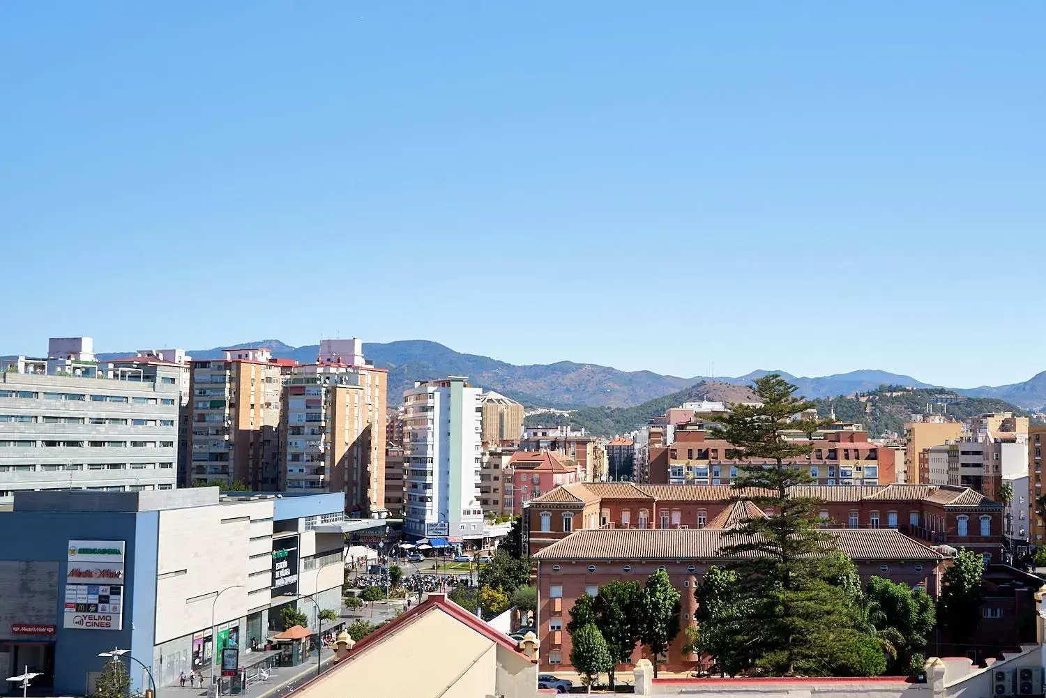 City view in Eurostars Málaga