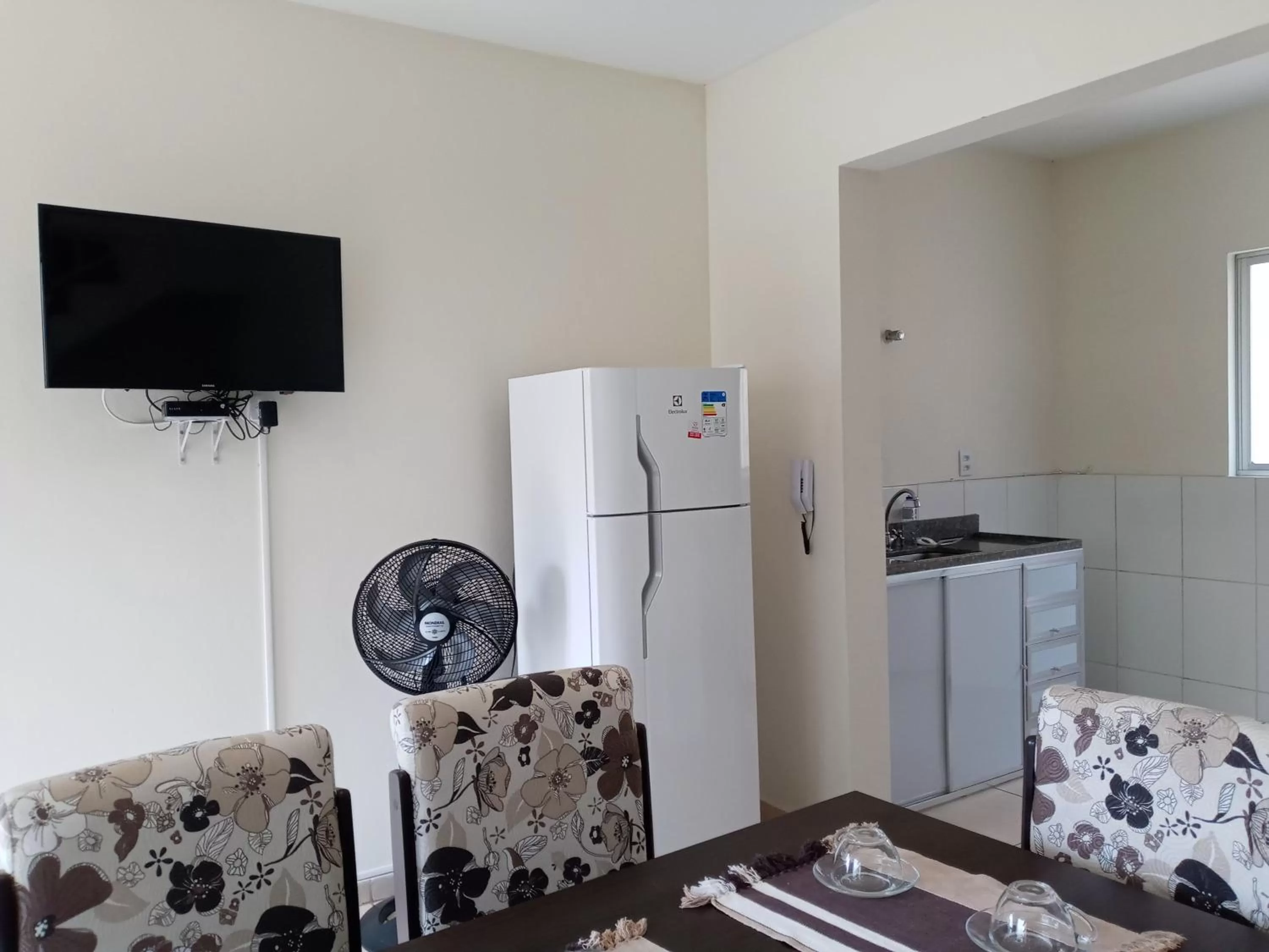 Kitchen/Kitchenette in Pousada Vila Real Flats