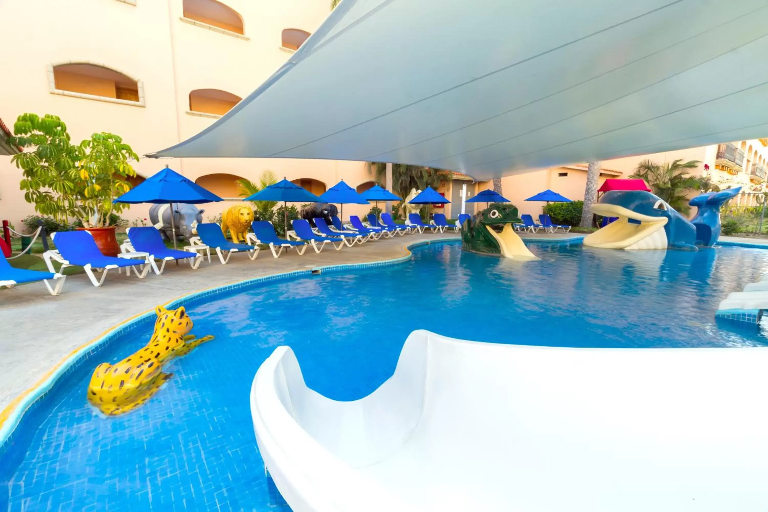 Aqua park in Royal Solaris Los Cabos-All Inclusive