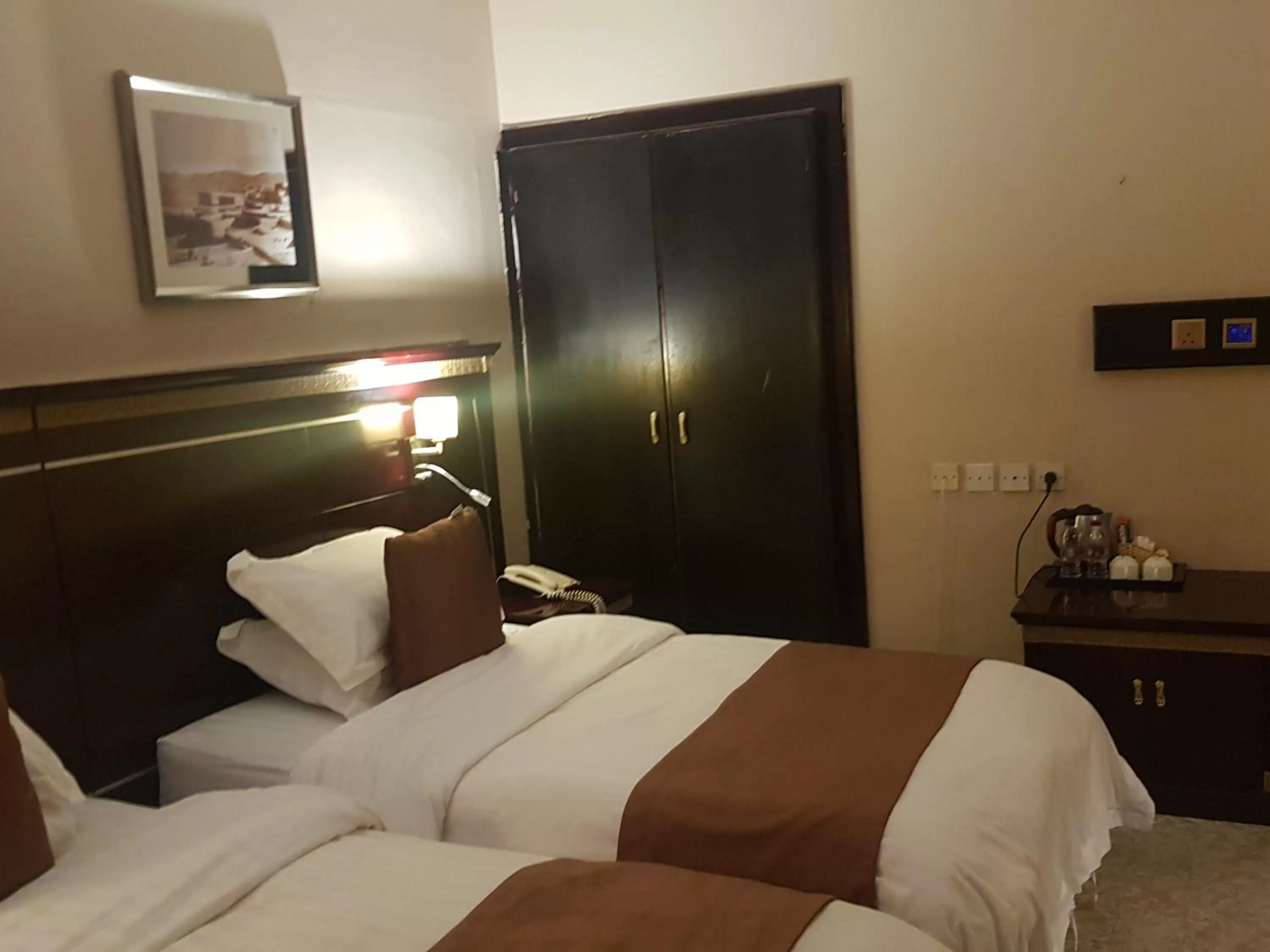 Bed in فندق شفا أبها - Shafa Abha Hotel