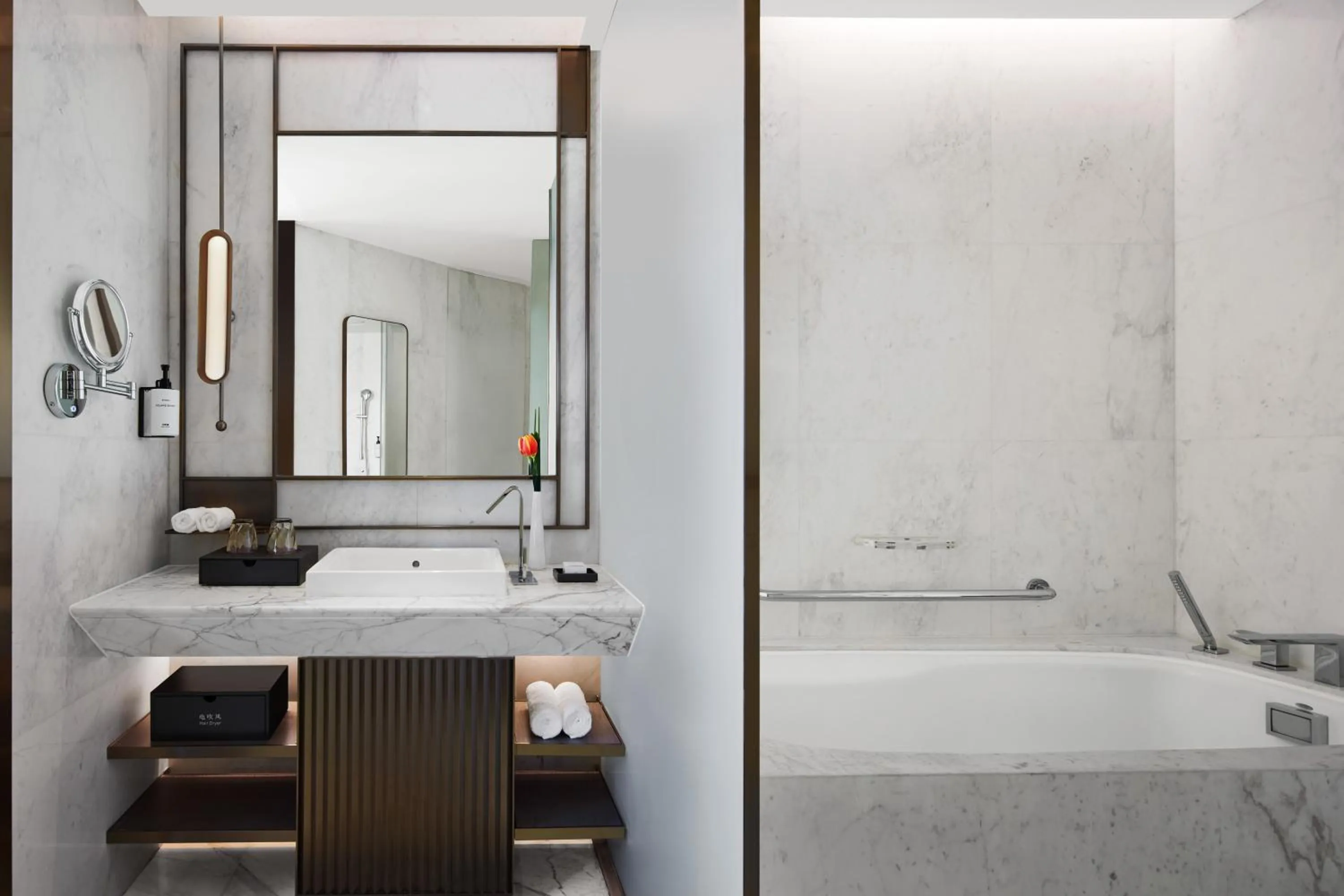 Bathroom in Conrad Shanghai