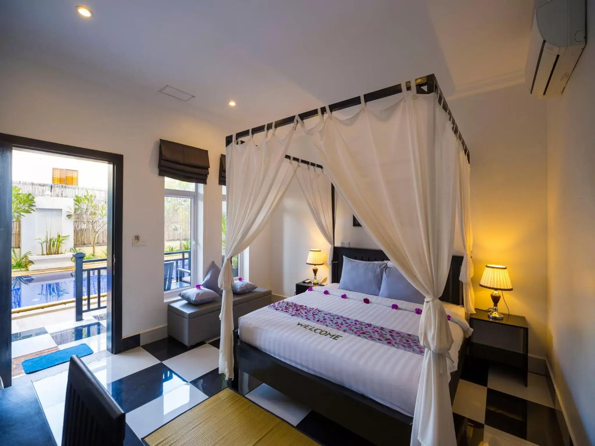 Bedroom, Bed in Rithy Rine Angkor Residence