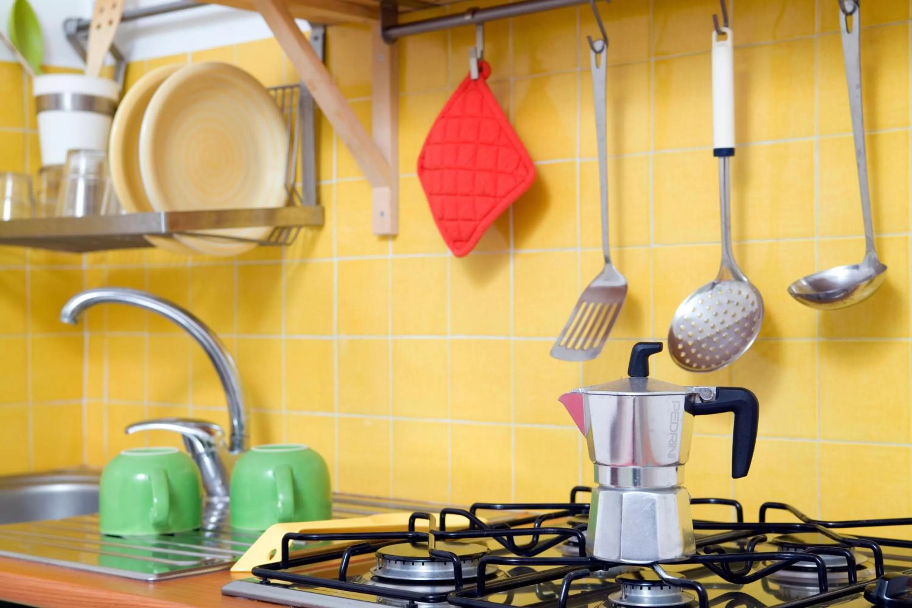 Kitchen or kitchenette in Il Vicolo B&B