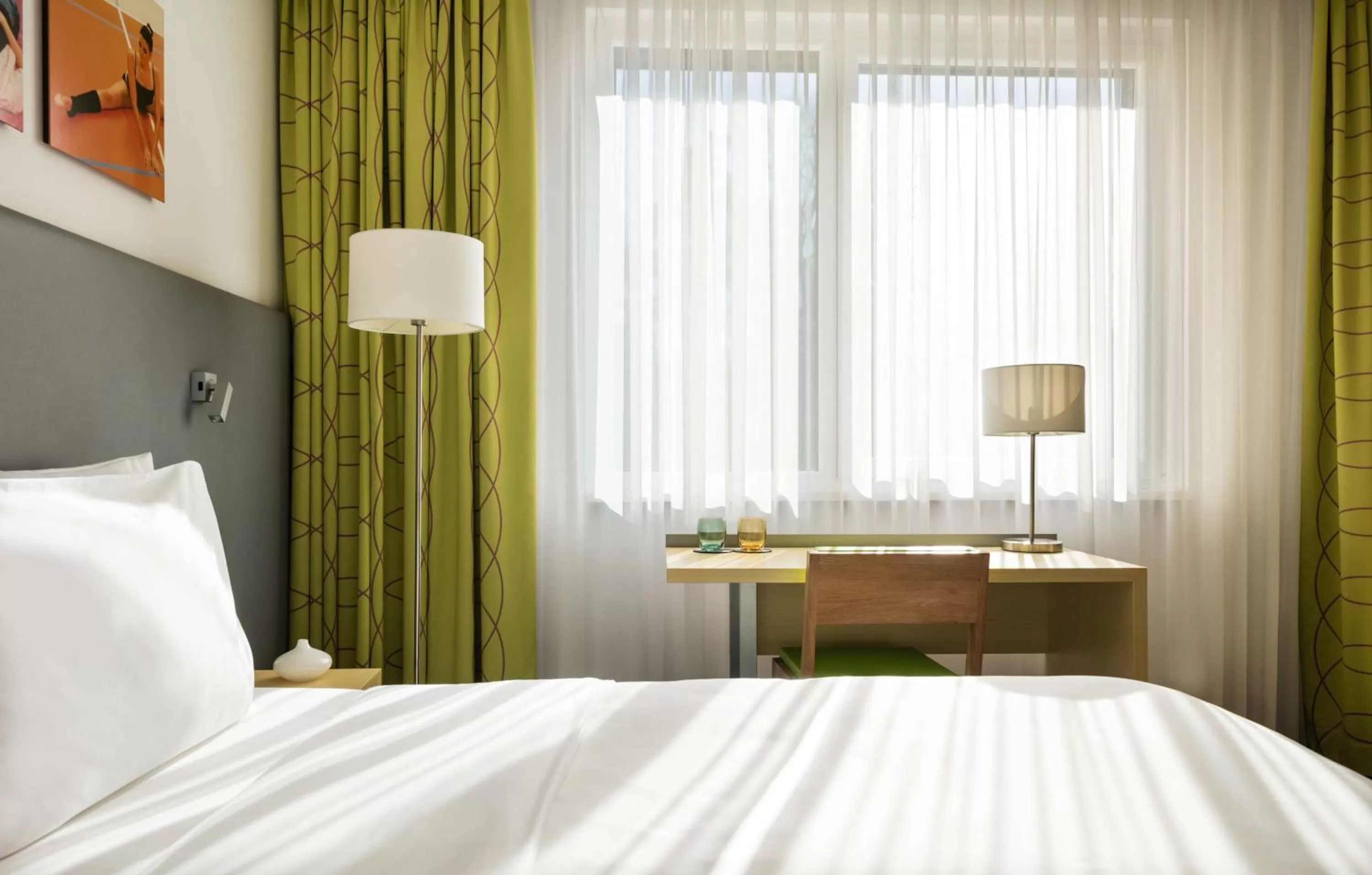 Bedroom, Bed in Lindner Hotel Frankfurt Sportpark, part of JdV by Hyatt