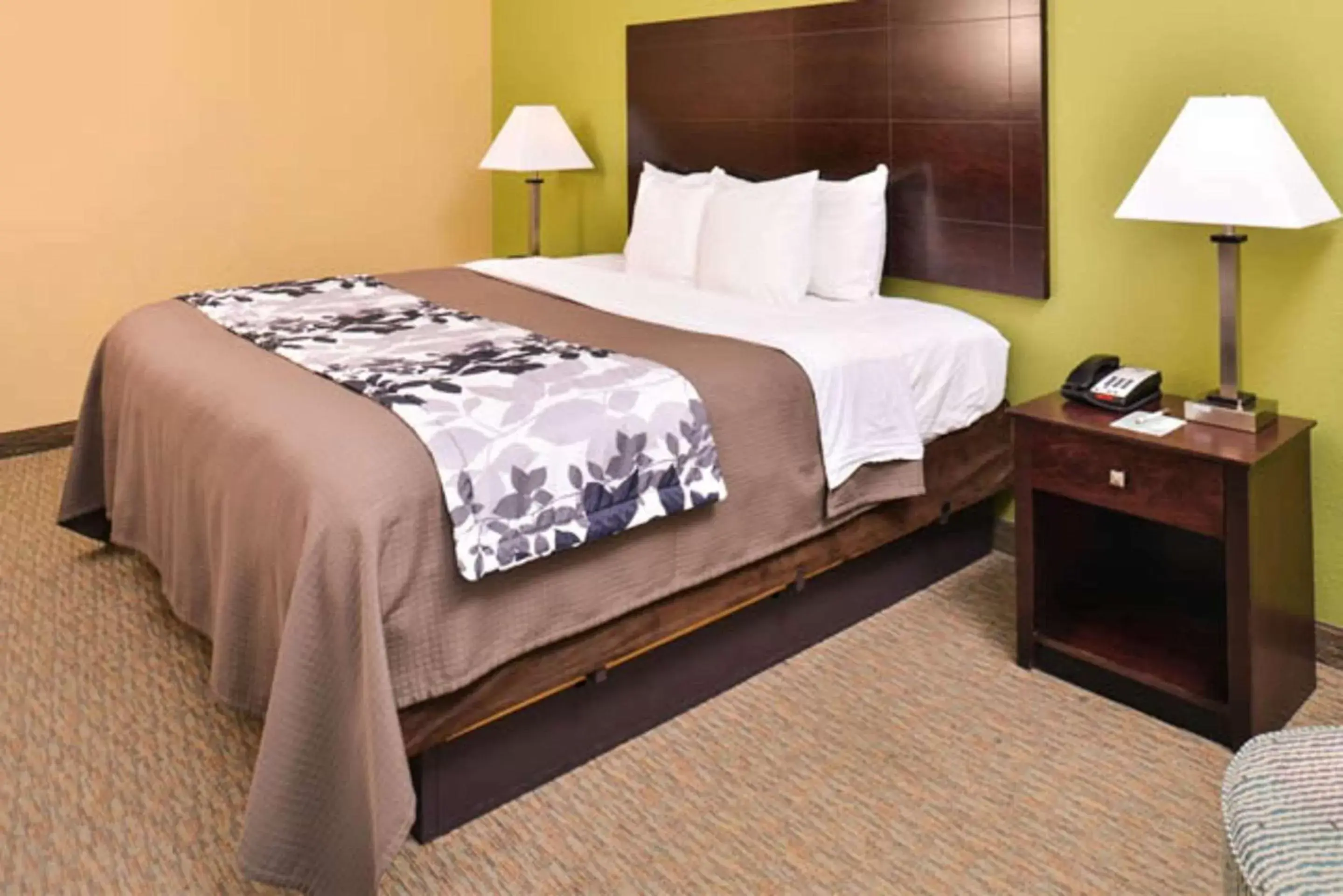 Photo of the whole room, Bed in Sleep Inn and Suites Downtown Houston