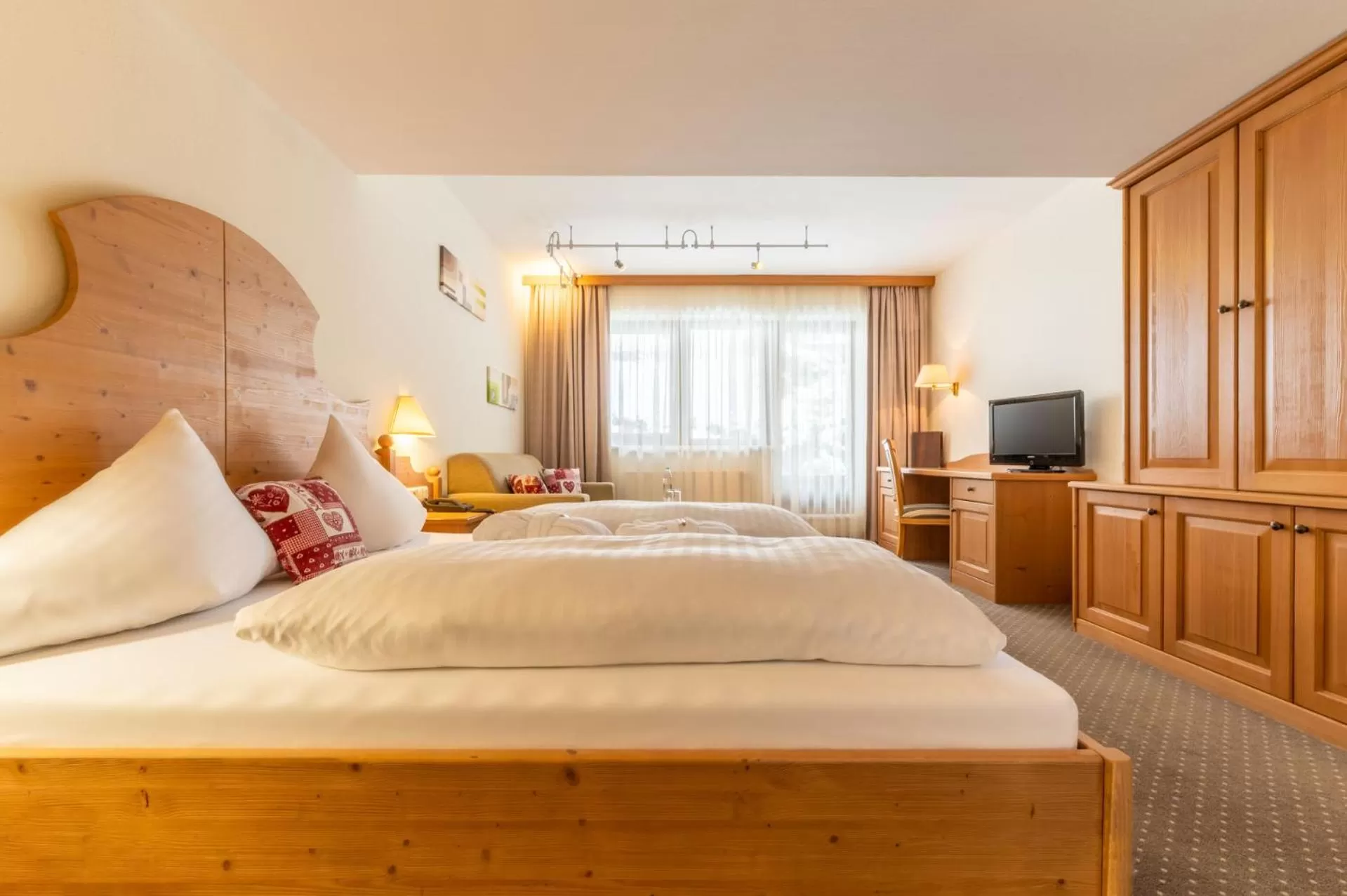 Bed in Sporthotel Cristall