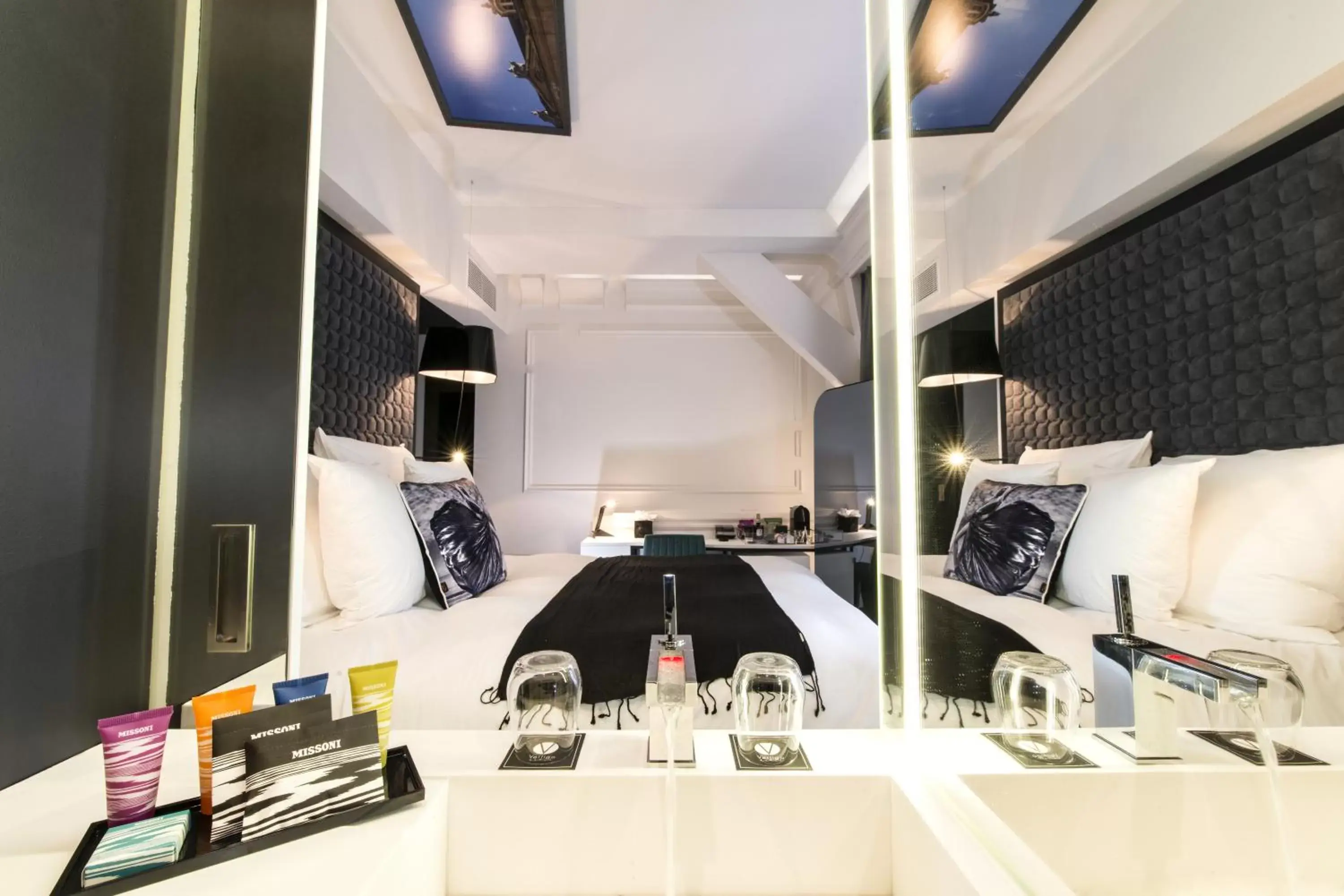 Bedroom in Vertigo Hotel, Dijon, a Member of Design Hotels Bedroom in Vertigo Hotel, Dijon, a Member of Design Hotels