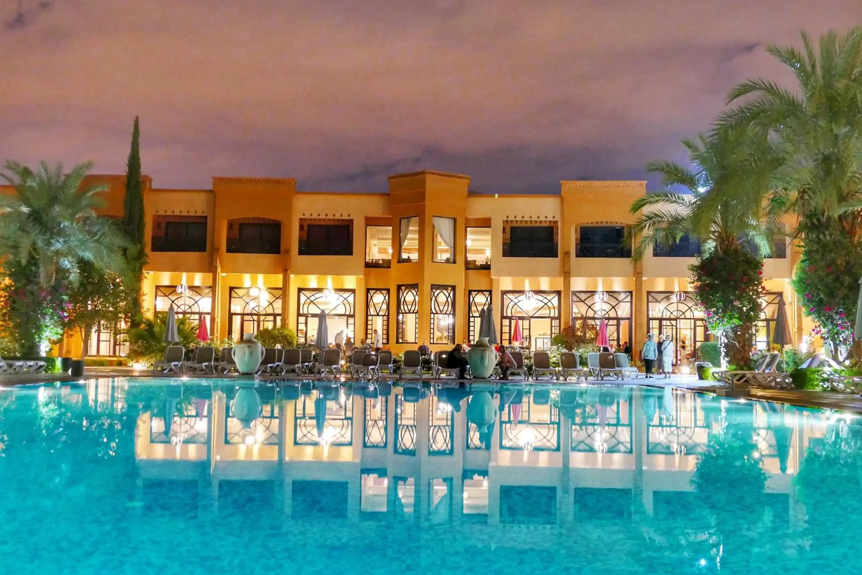 Swimming pool, Property Building in Zalagh Kasbah Hotel & Spa