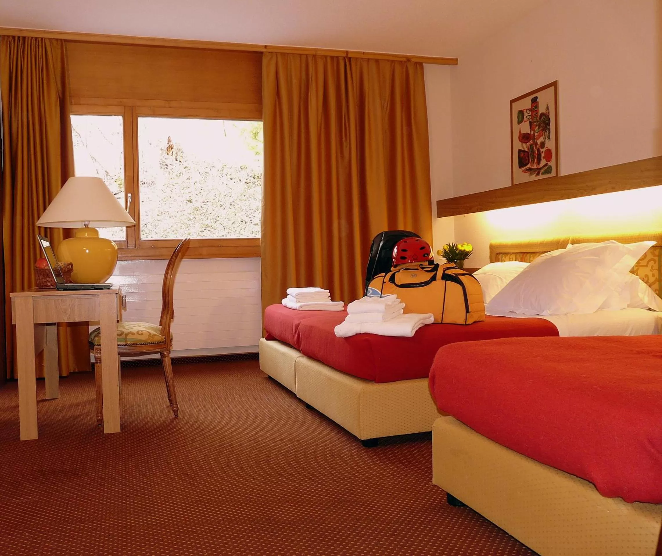 Bed in Hôtel de la Forêt