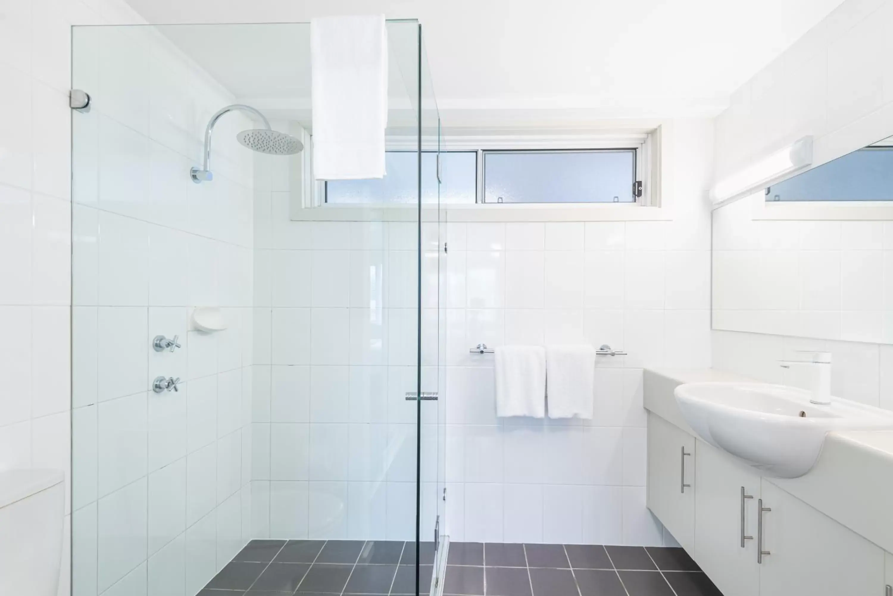 Bathroom in Warners Bay Apartments