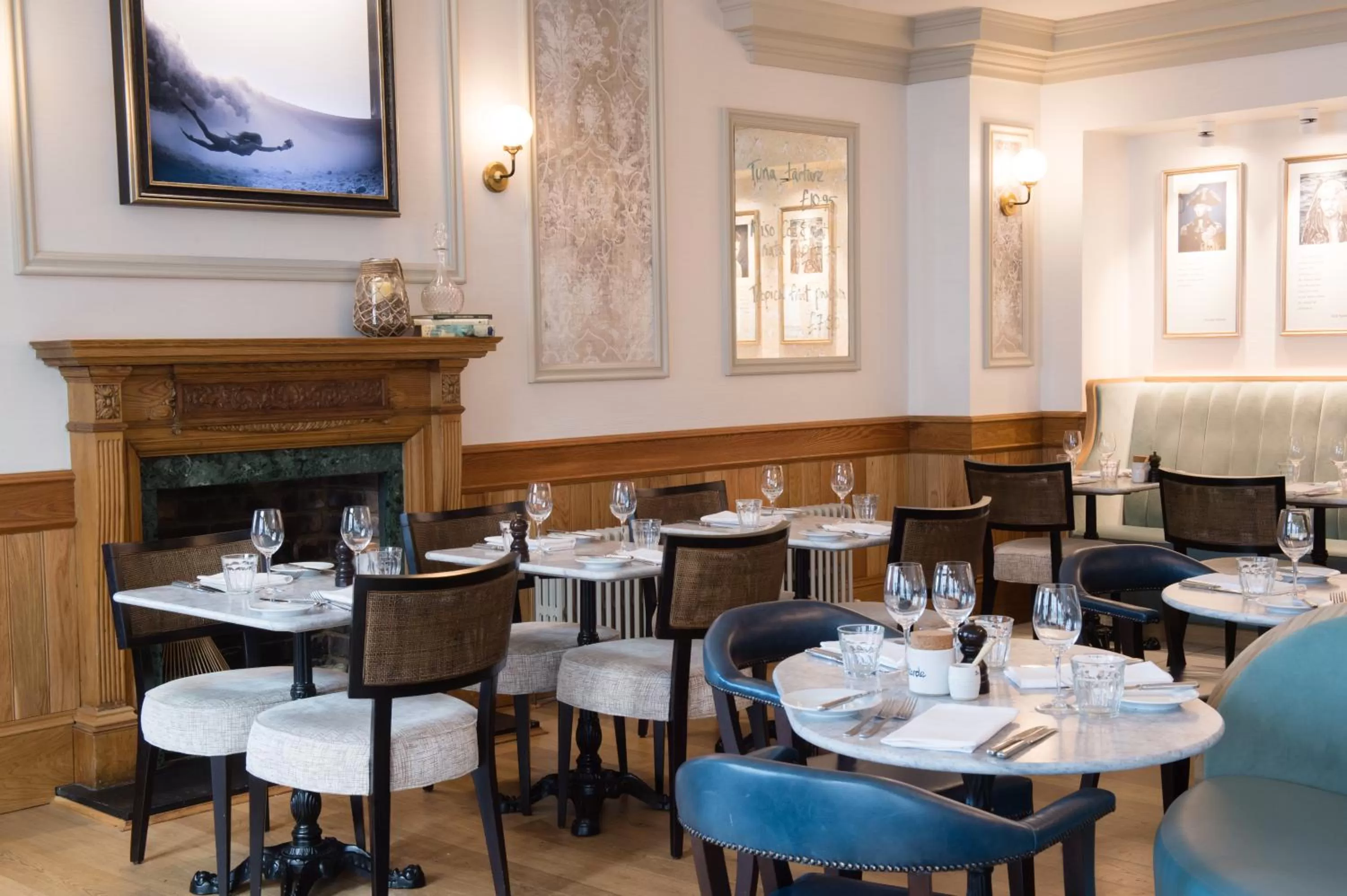 Dining area in Hotel Du Vin & Bistro Brighton