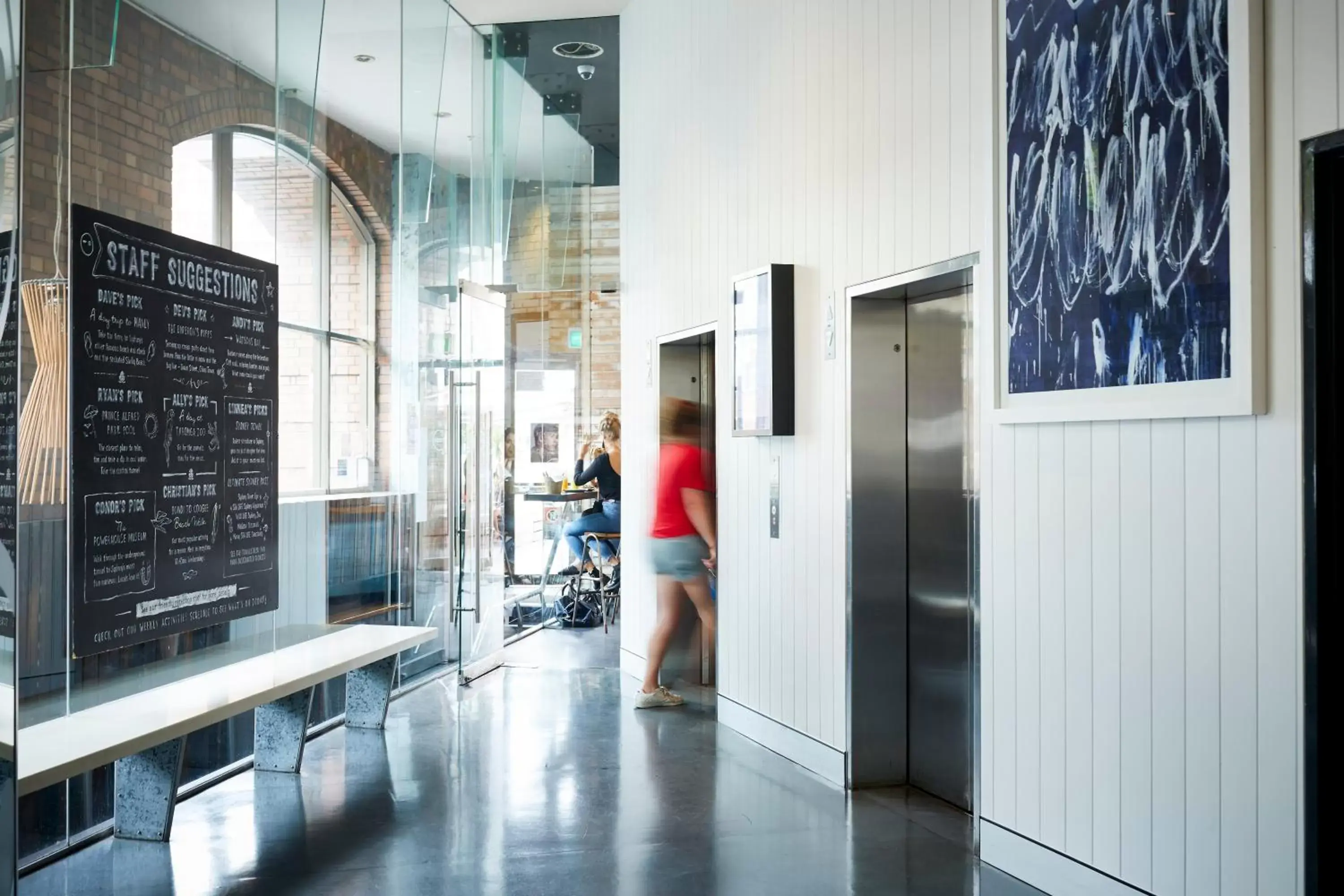 Lobby or reception in Wake Up! Sydney Central Lobby or reception in Wake Up! Sydney Central