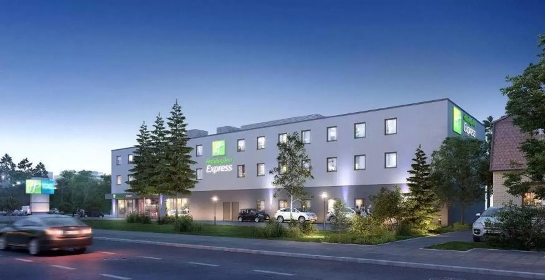 Property Building in Holiday Inn Express Munich - Olympiapark, an IHG Hotel