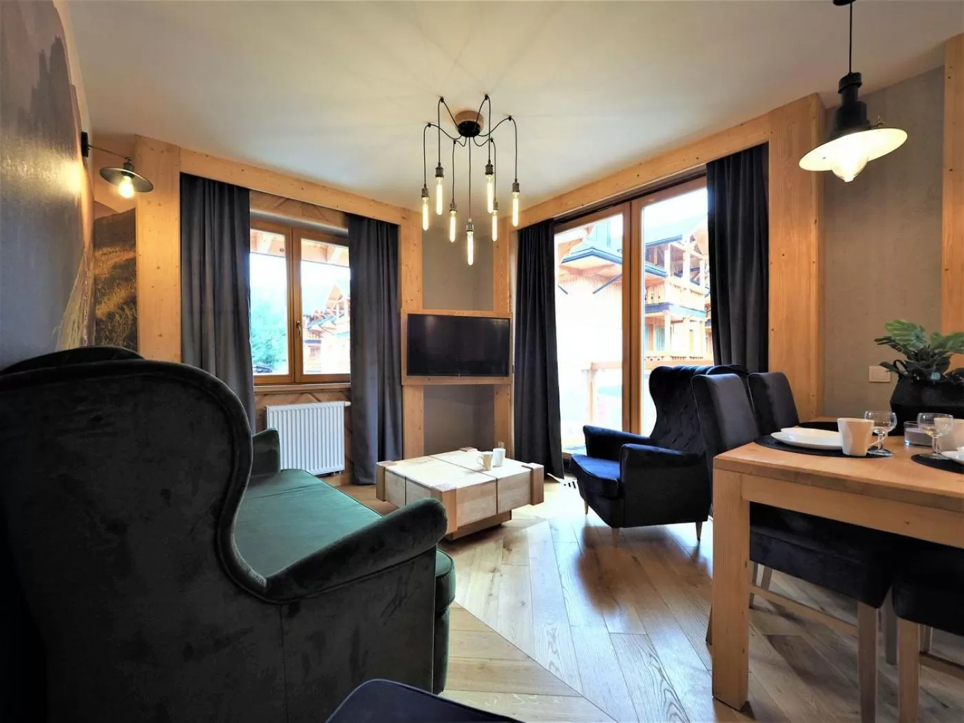 Living room in Aparthotel Giewont