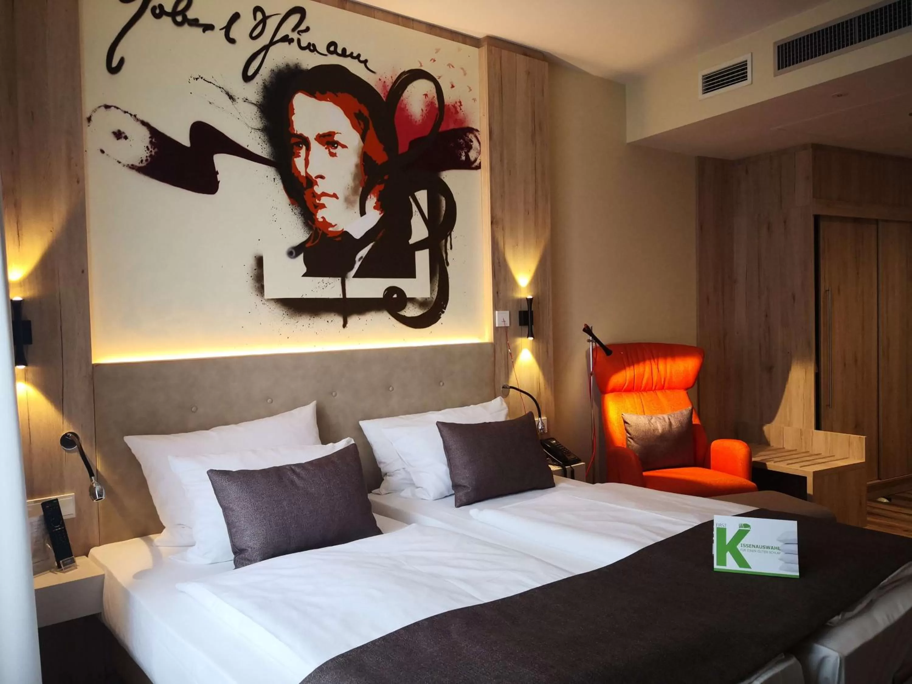 Bedroom, Bed in First Inn Hotel Zwickau