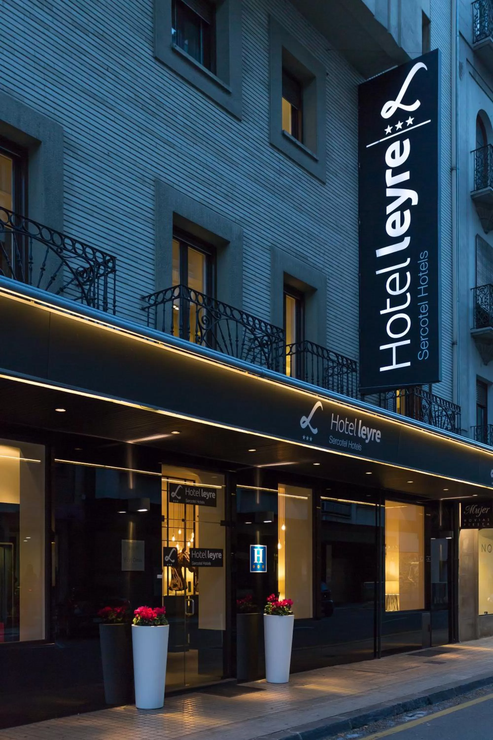 Facade/entrance in Habitus Hotel Leyre