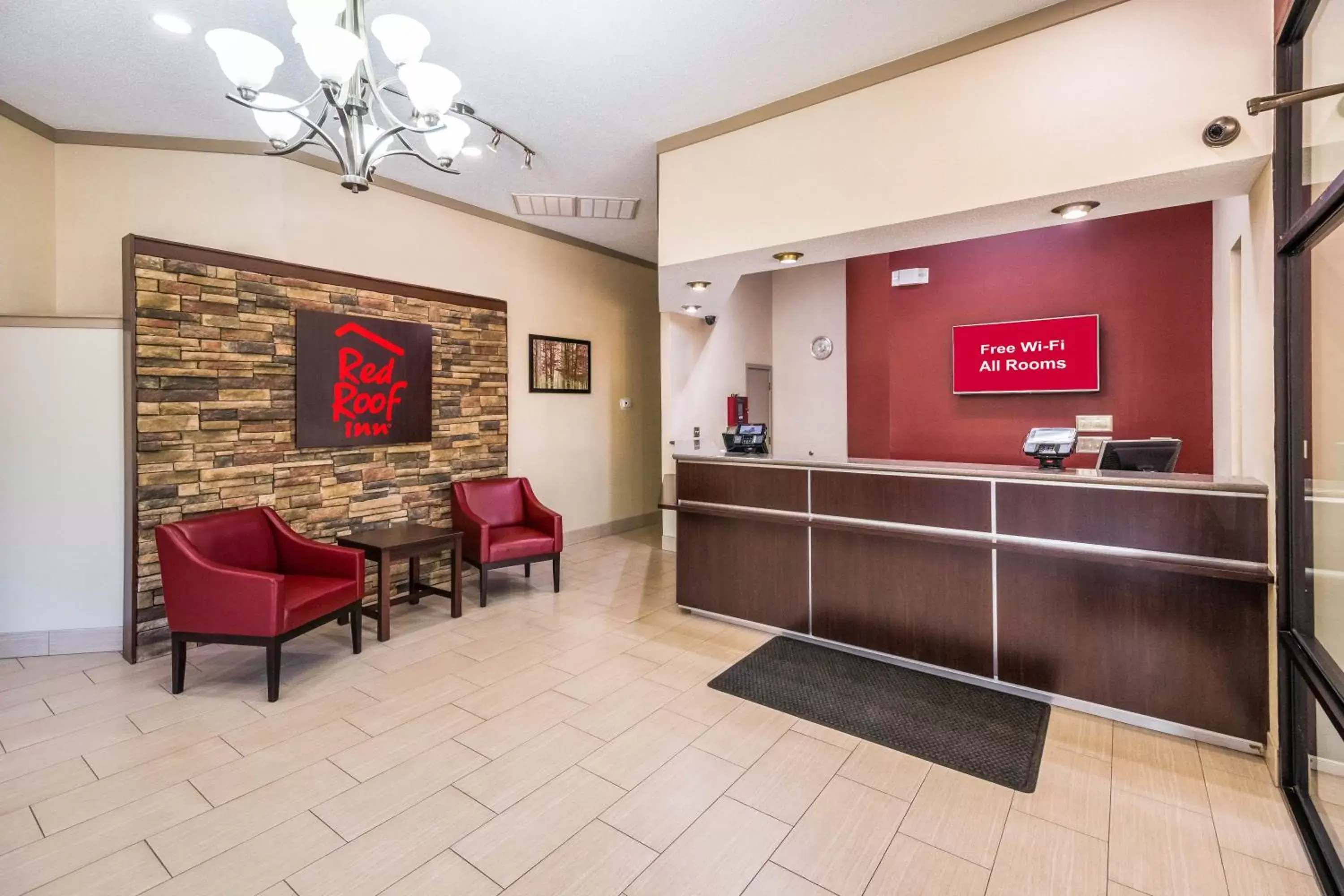 Lobby or reception, Lobby/Reception in Red Roof Inn Clarksville