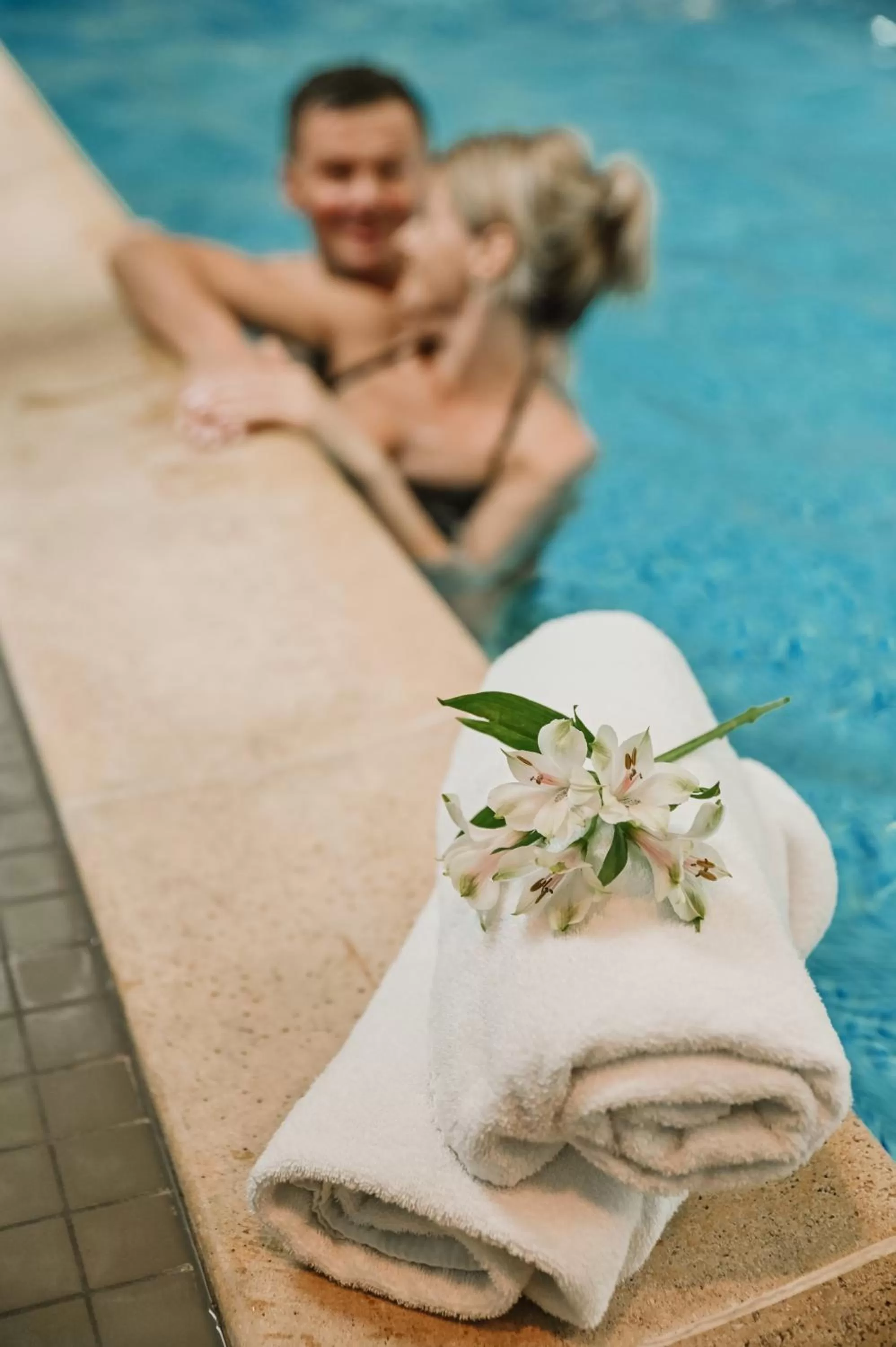 Swimming pool in Hotel Sigulda