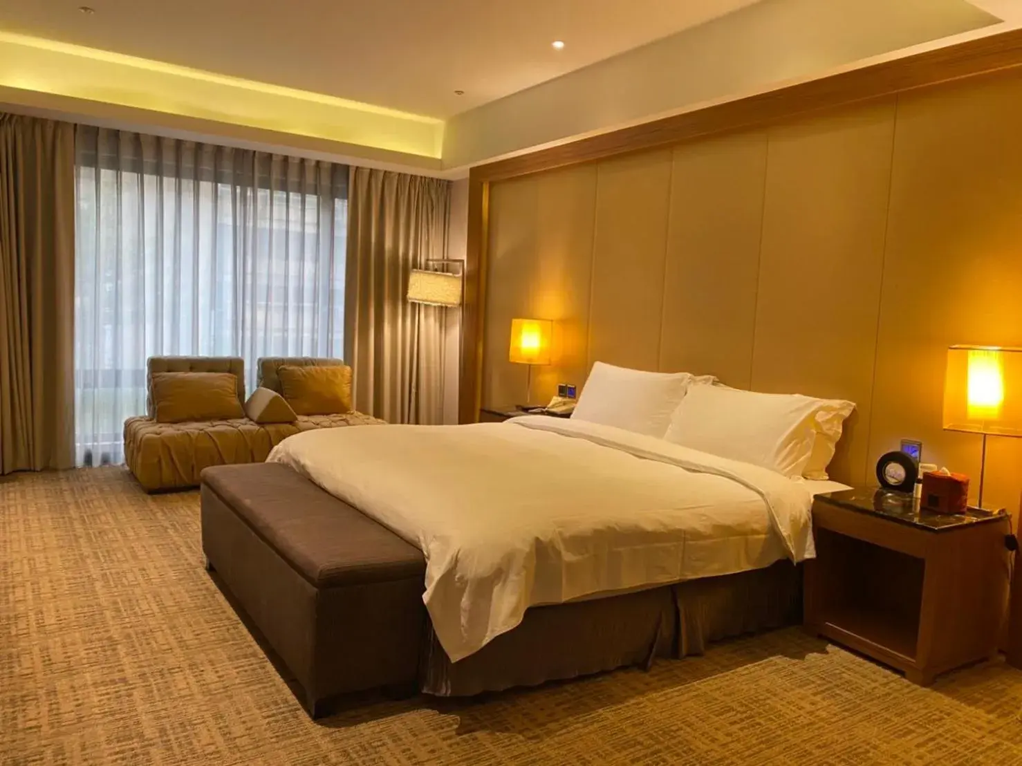 Bed in Tango Hotel Taipei Xinyi