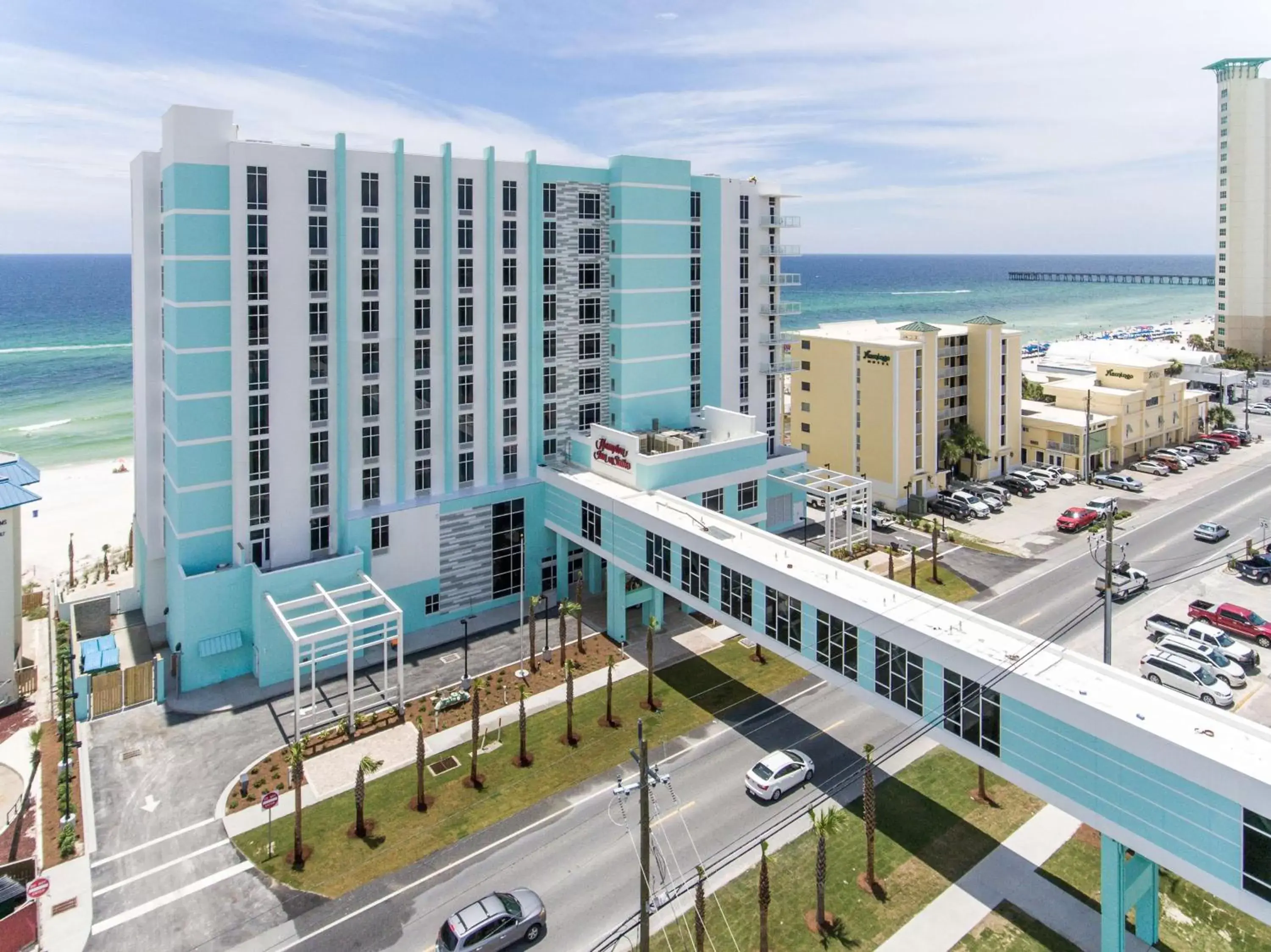 Property building in Hampton Inn & Suites Panama City Beach-Beachfront