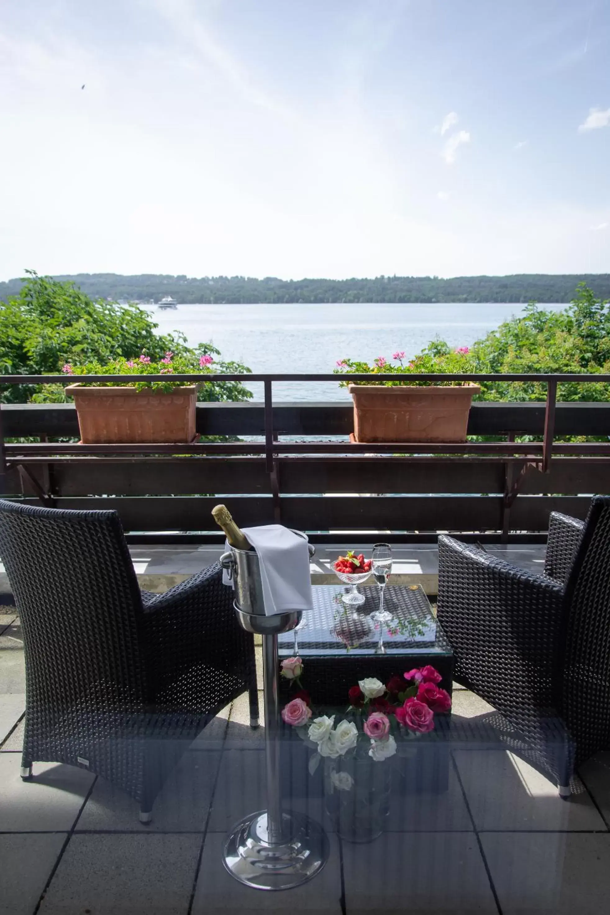 Balcony/Terrace in Seehotel Leoni