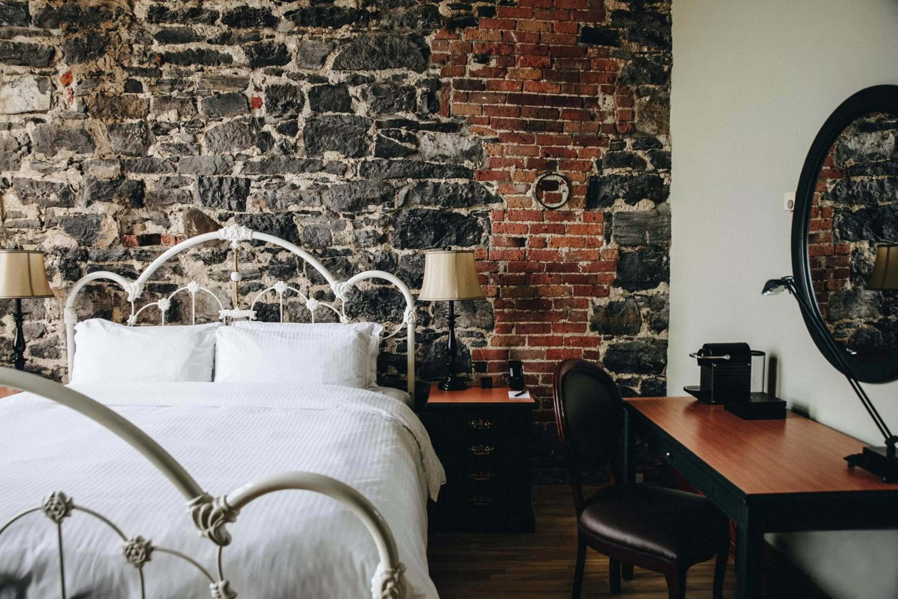 Bed in Auberge du Vieux Port by Gray Collection