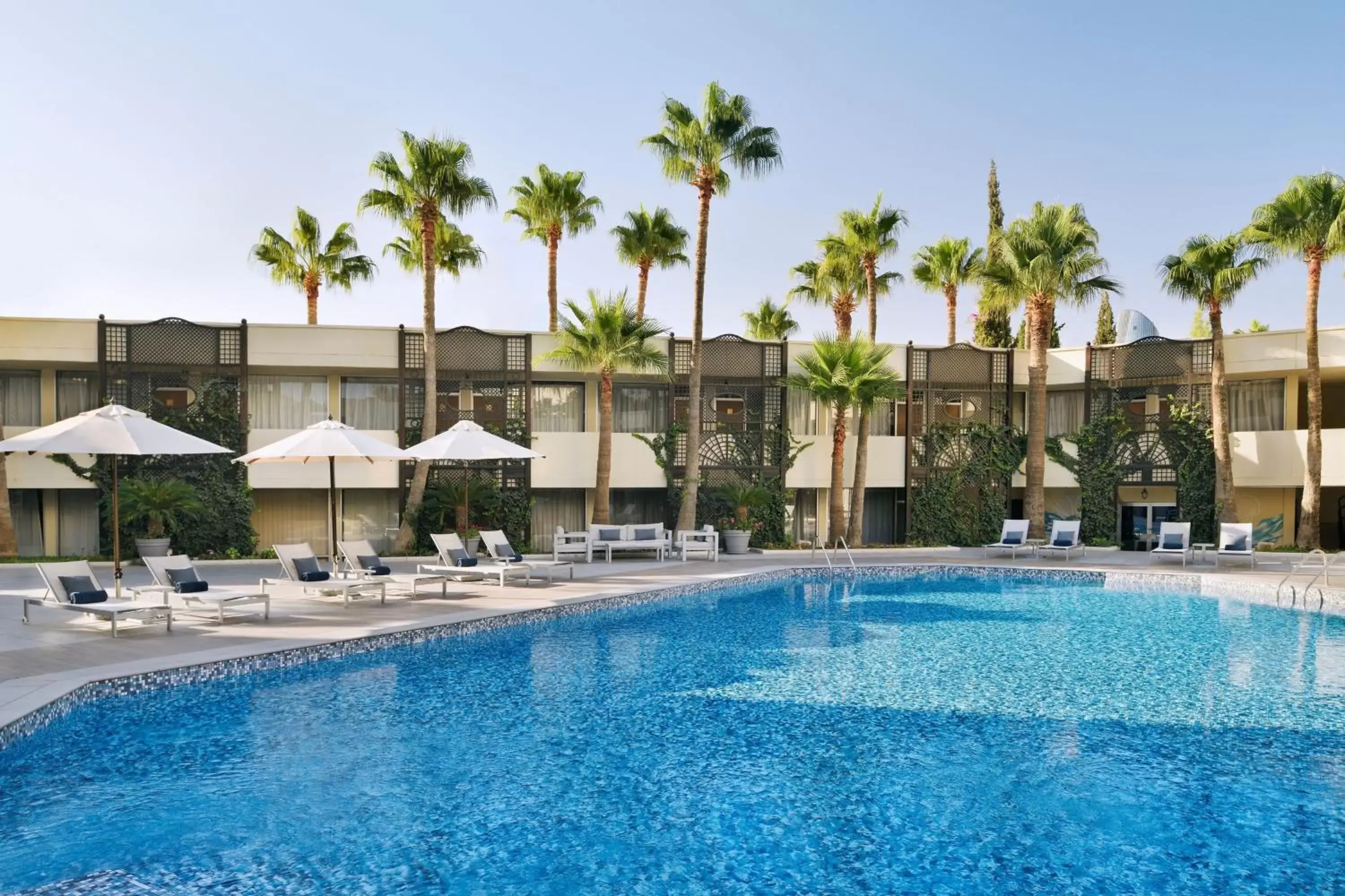 Swimming Pool in Amman Marriott Hotel