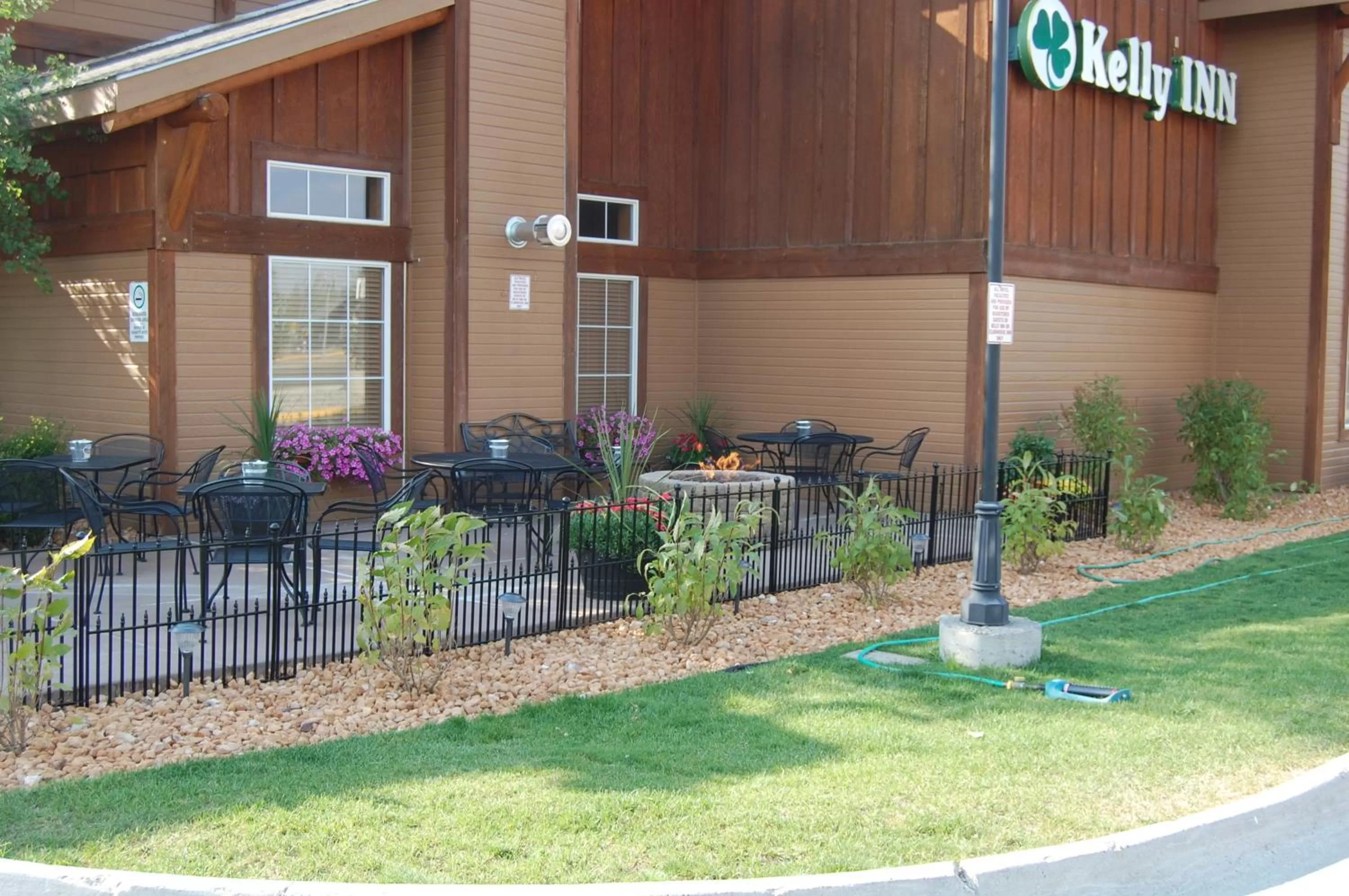 Patio in Kelly Inn West Yellowstone