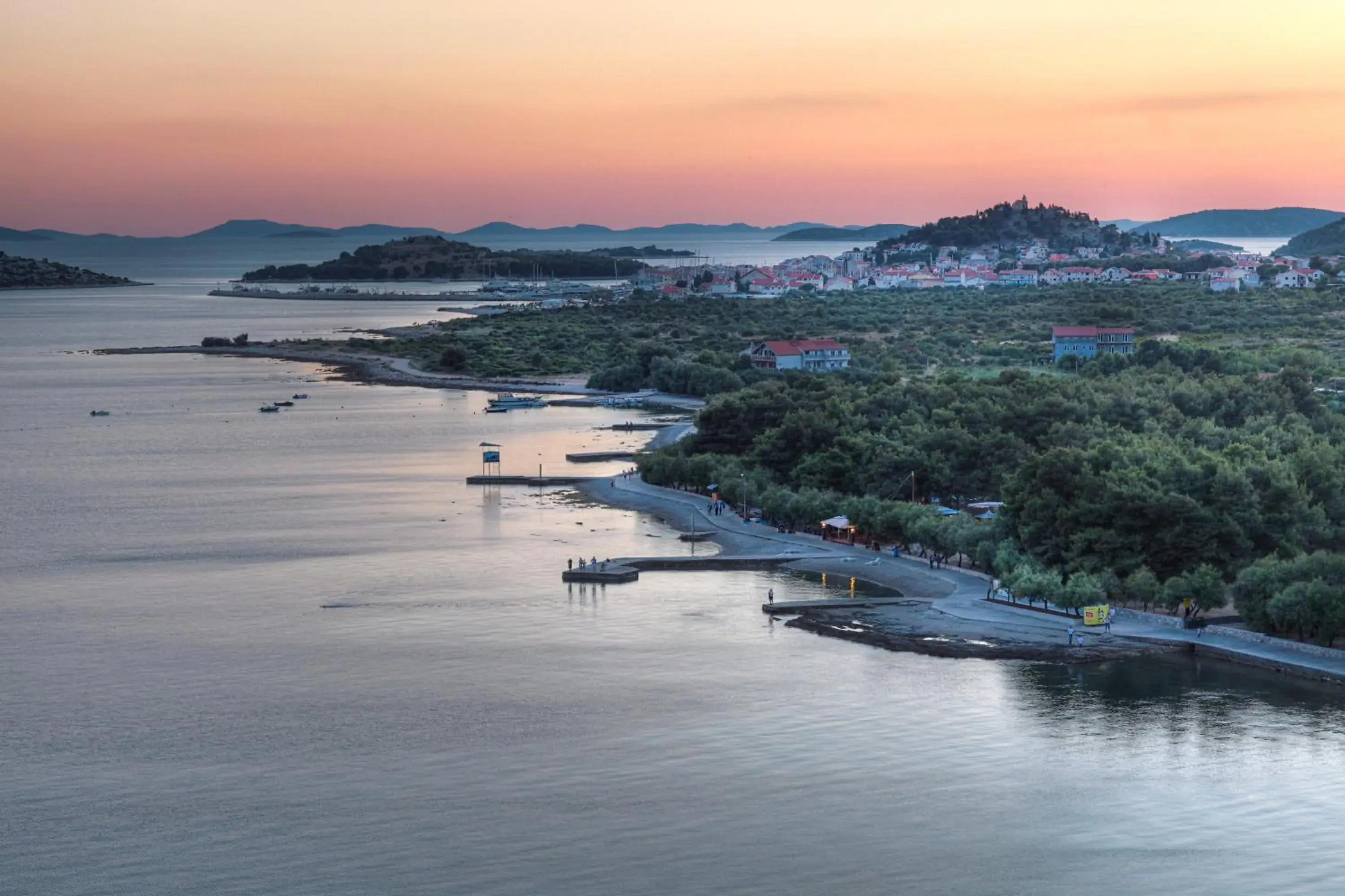 Bird's eye view, Sunrise/Sunset in Hotel Punta