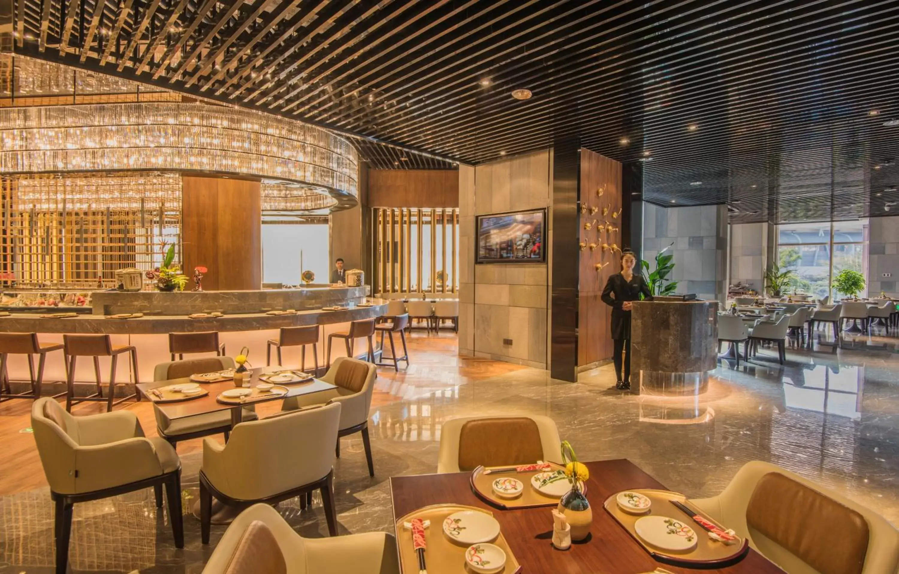 Breakfast, Restaurant/Places to Eat in Zhuhai Longzhuda International Hotel