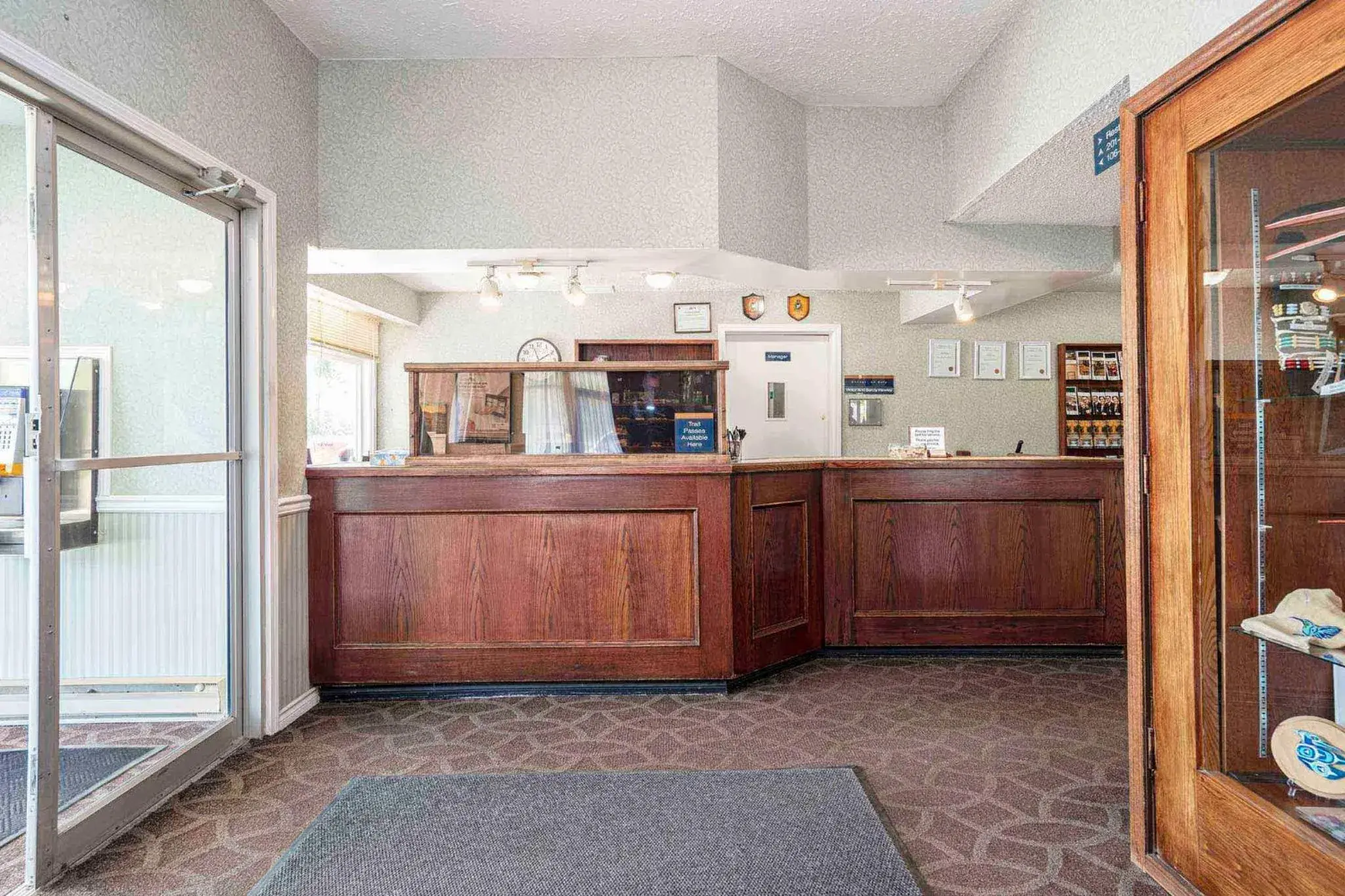 Lobby or reception in Sandman Inn McBride