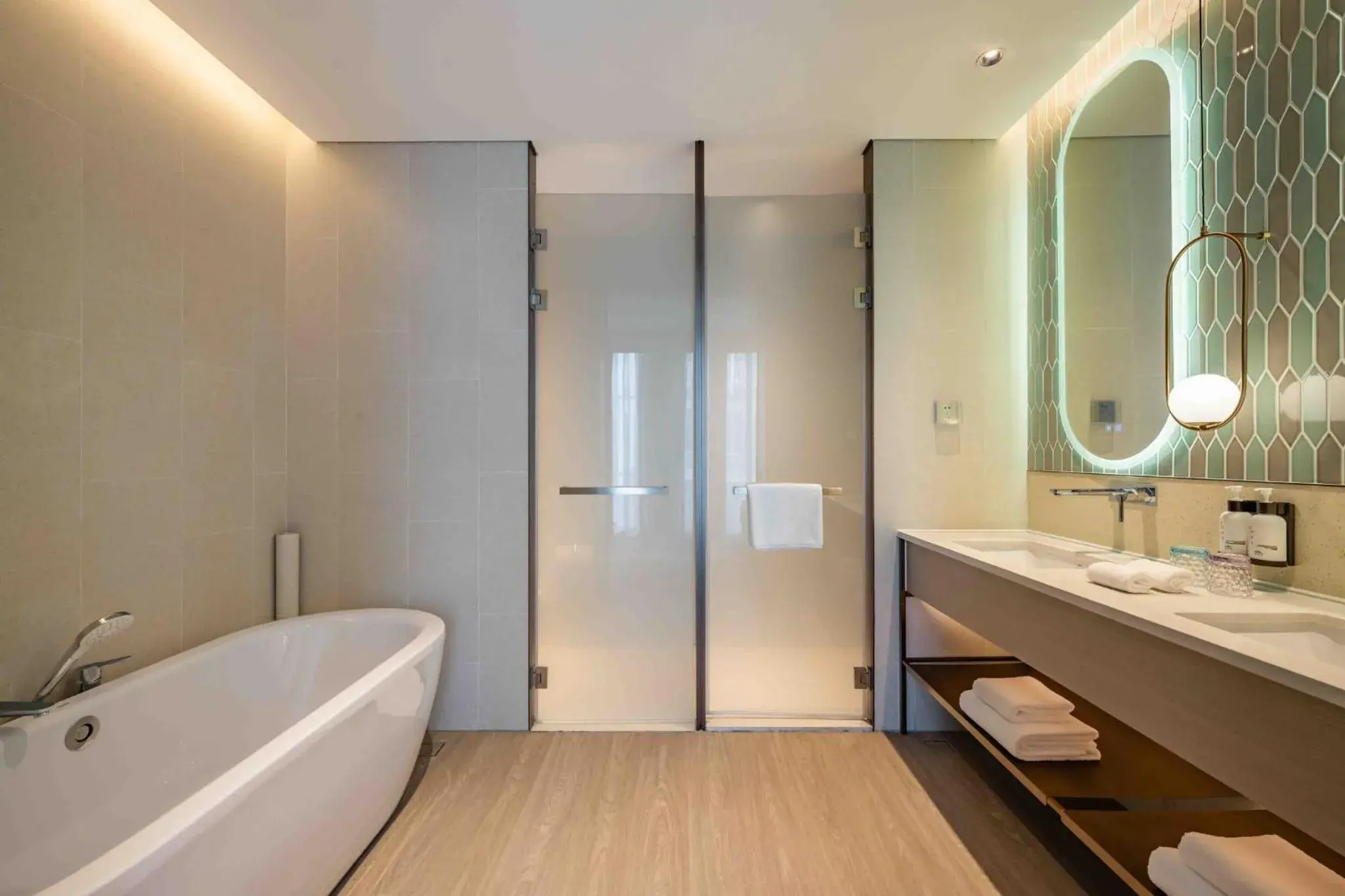 Photo of the whole room, Bathroom in EVEN Hotels Shanghai Expo, an IHG Hotel