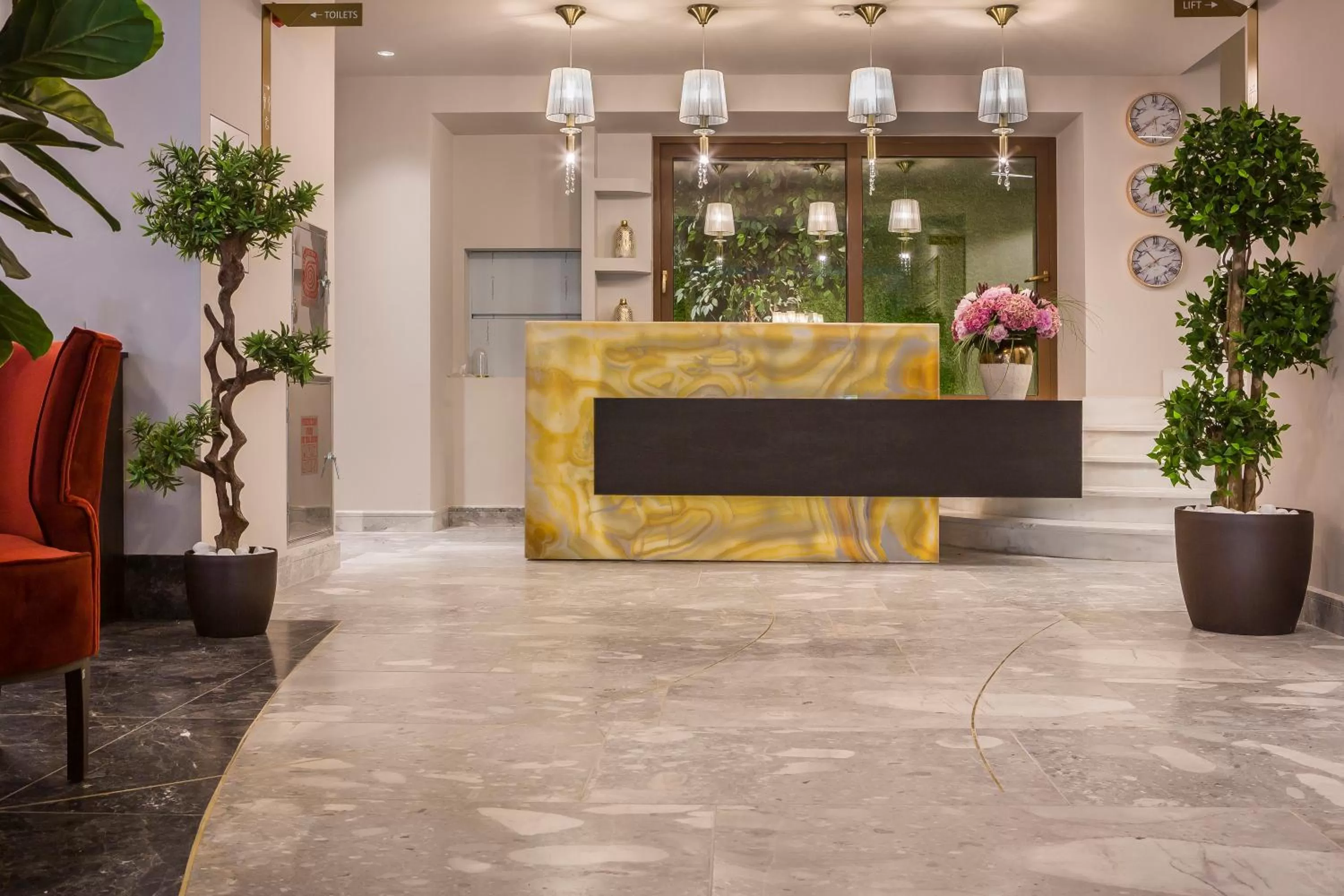 Lobby or reception in Royalty Hotel Athens