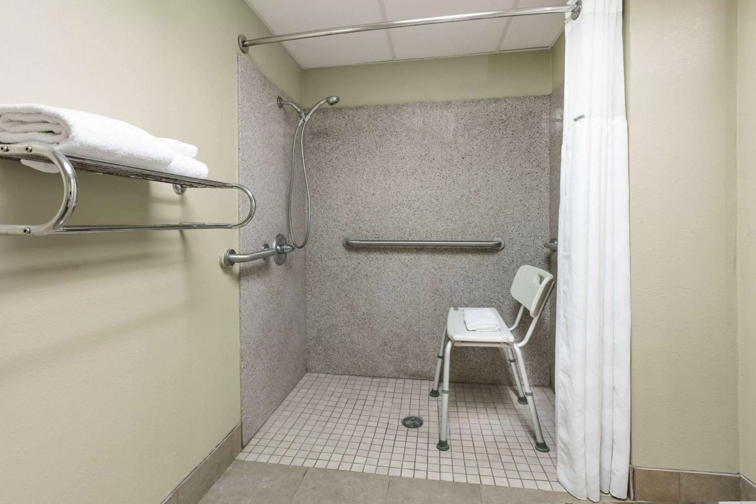 Shower in Ramada by Wyndham Odessa Near University of Texas Permian