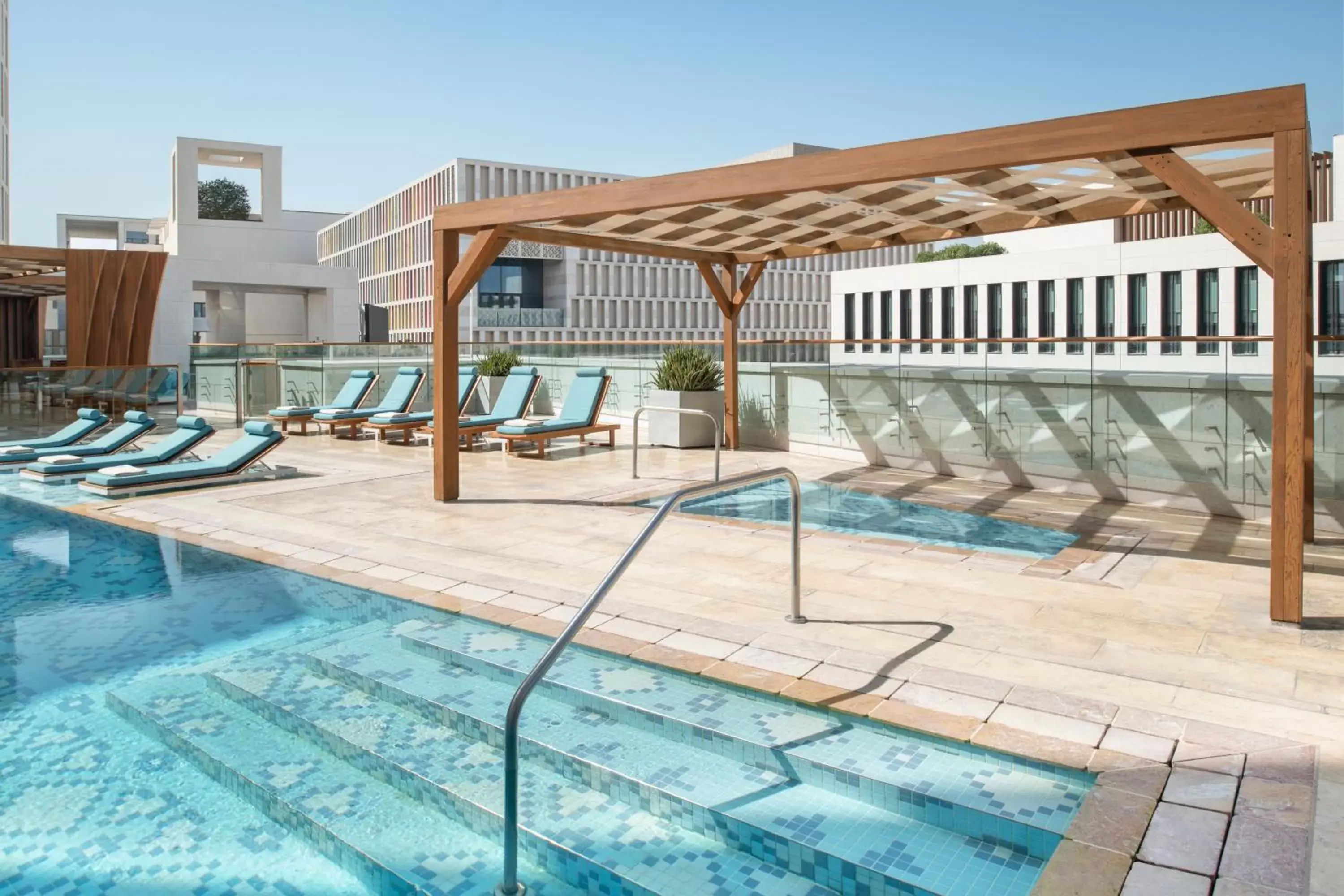 Swimming Pool in Alwadi Hotel Doha - MGallery