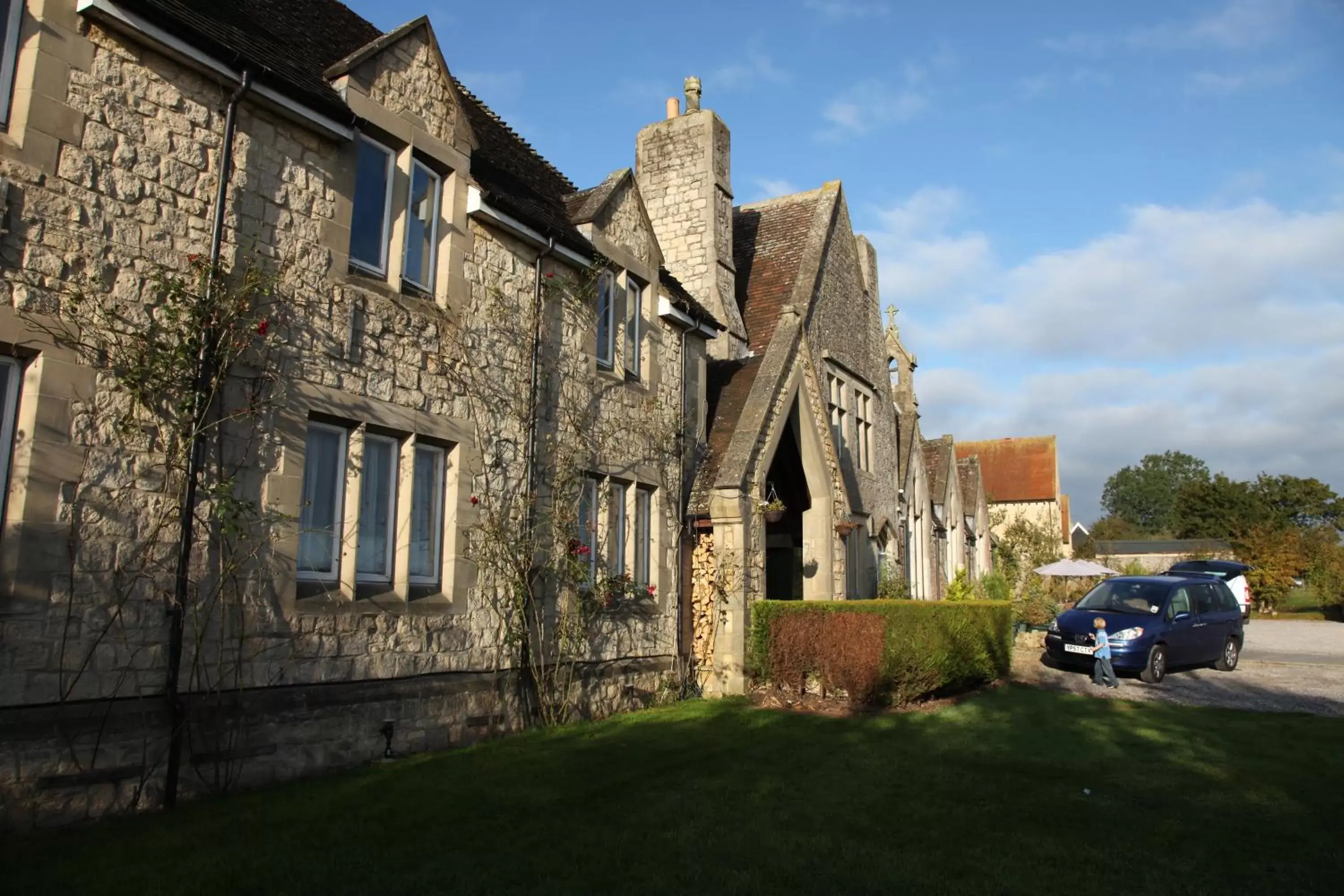 Property Building in Schoolhouse Restaurant and Hotel